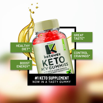 (3 Pack) Ketovex Keto BHB Gummies Advanced Formula, Ketovex BHB ACV Gummies IndeloUS supplements