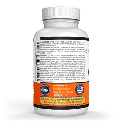 Sigmaceutical 1 Day Colon Cleanse - Detox Cleanse - Bowel Cleanse & Laxative - Bowel Detox SigmaceuticalUS supplements