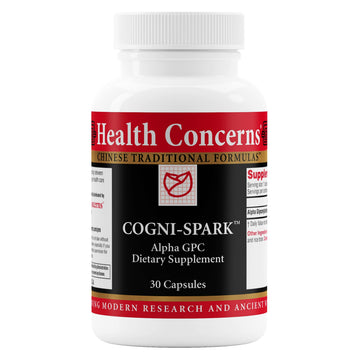 Health Concerns Cogni-Spark – Brain Support for Memory, Focus, and Mental Clarity – Alpha-GPC Choline Supplement for Cognition, Nerve Function & Longevity – Cognitive Health Formula – 30 Capsules Health ConcernsAu supplements