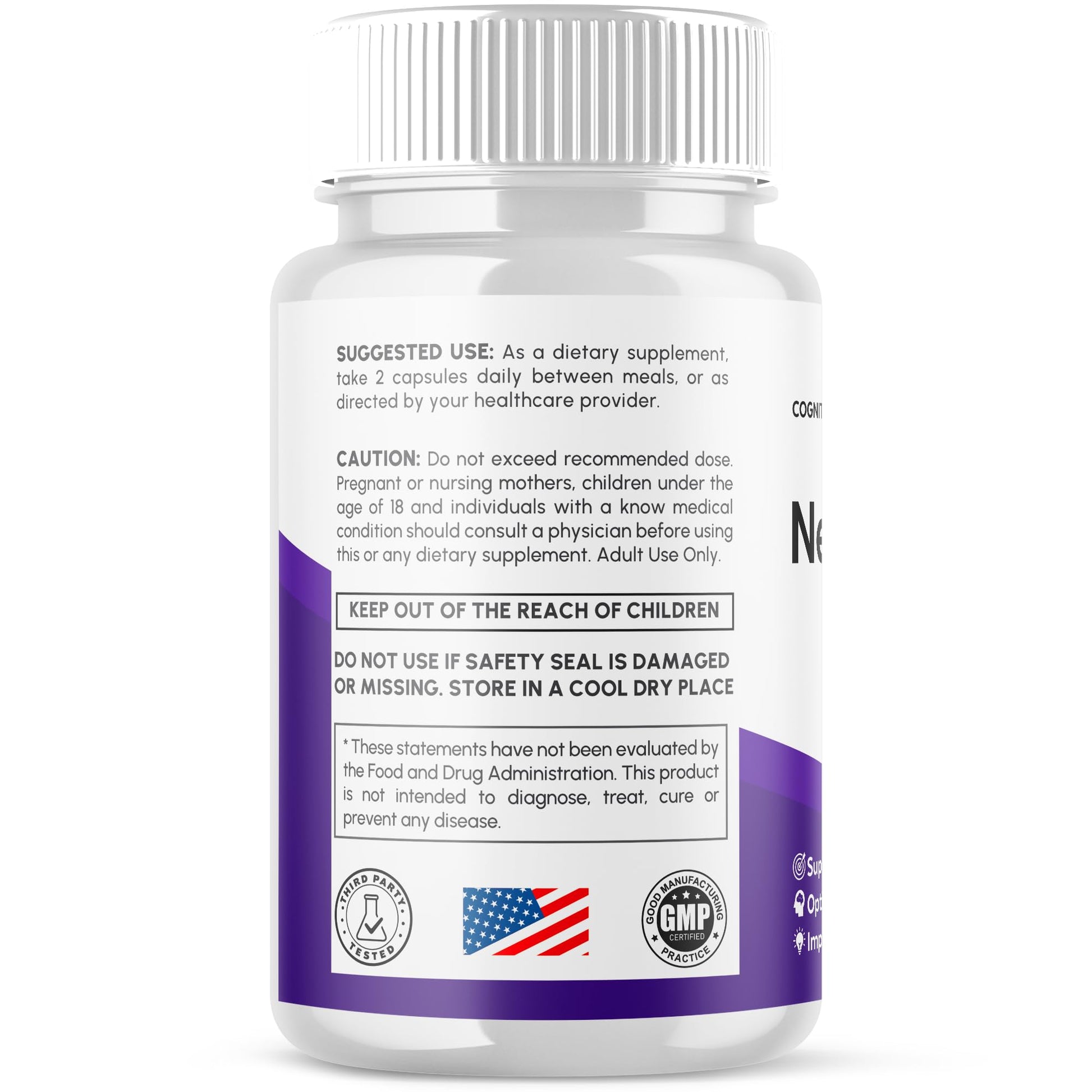 Neurocept Capsules, Official Neurocept Brain Supplement Pills with All Natural Ingredients, Advanced Formula Support Pills with Maximum Strength Premium Vitamins for Women and Men (60 Capsules) SyvorAu supplements