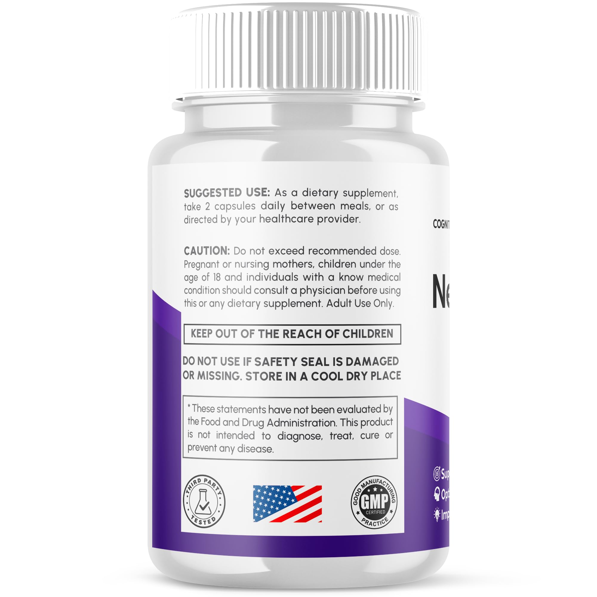 Neurocept Capsules, Official Neurocept Brain Supplement Pills with All Natural Ingredients, Advanced Formula Support Pills with Maximum Strength Premium Vitamins for Women and Men (60 Capsules) SyvorAu supplements