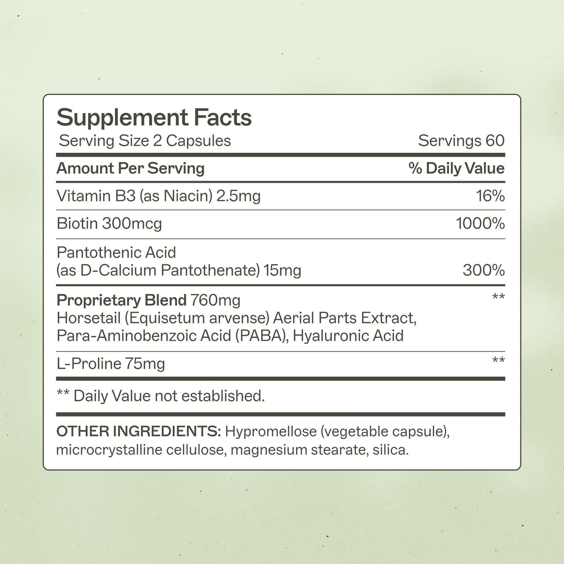 Amy Myers MD Hair Skin and Nails - Supports Strong Hair, Radiant Skin & Healthy Nails - L-Proline, Horsetail, Hyaluronic Acid - Gluten-Free - 120 Capsules (30 Servings) Amy Myers MDAu supplements