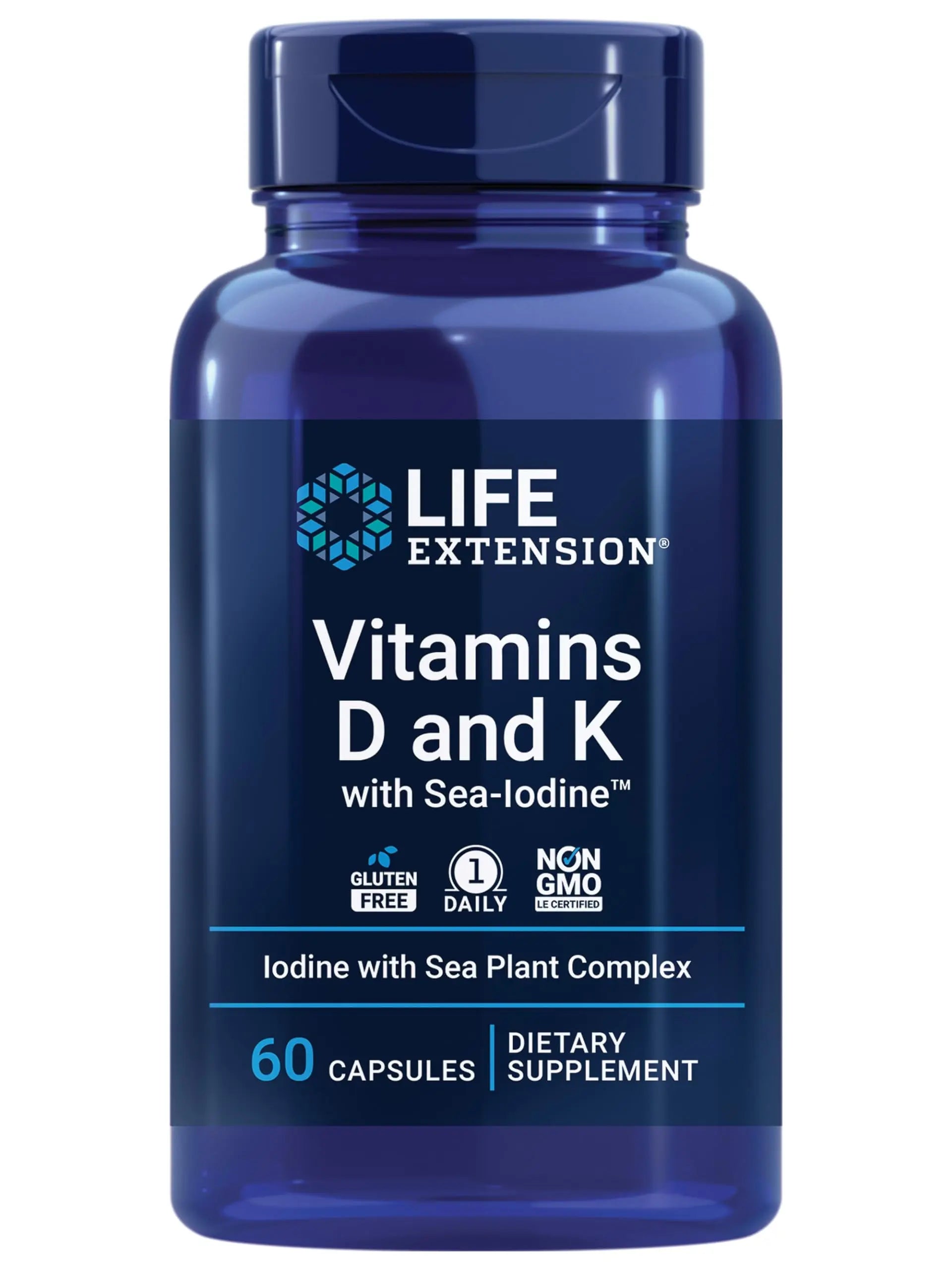 Life Extension One-Per-Day Multivitamin – Packed with Over 25 Vitamins, Minerals & Plant Extracts & Vitamins D and K with Sea-Iodine, Vitamin D3, Vitamin K1 and K2, Iodine Life ExtensionAu supplements