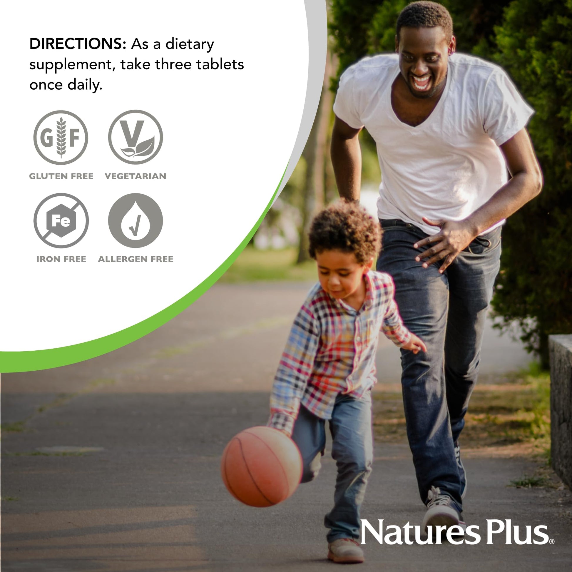 NaturesPlus Source of Life No Iron - 90 Tablets - Multivitamin & Mineral Supplement with Vitamin D3 - Supports Natural Energy & Well-Being - Gluten Free, Vegetarian - 30 Servings NaturesPlusAu supplements