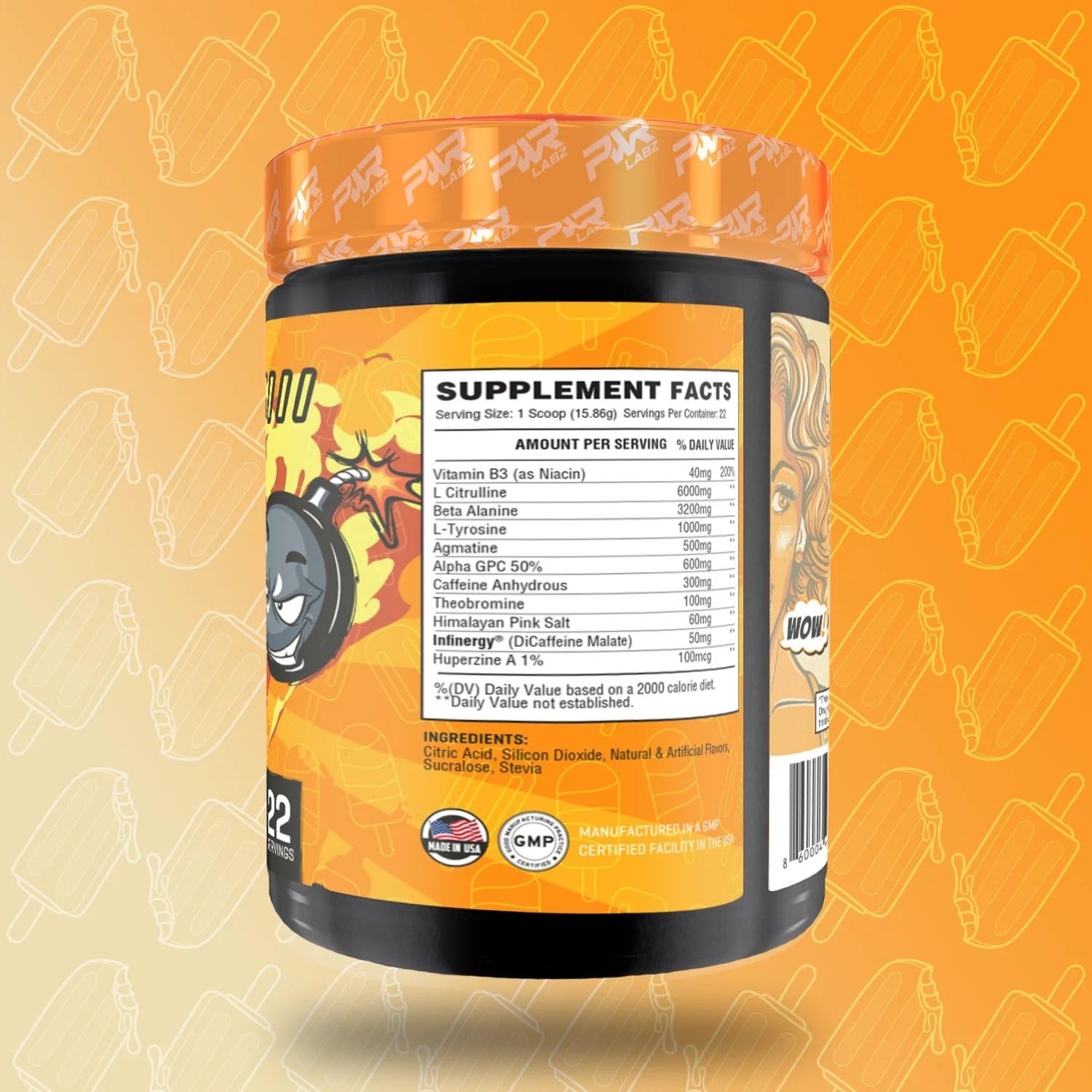 PWR Labz Blast Pre Workout - Pump · Focus · Energy · L-Citrulline, L-Tyrosine, Agmatine PWR Labz LLCAu supplements