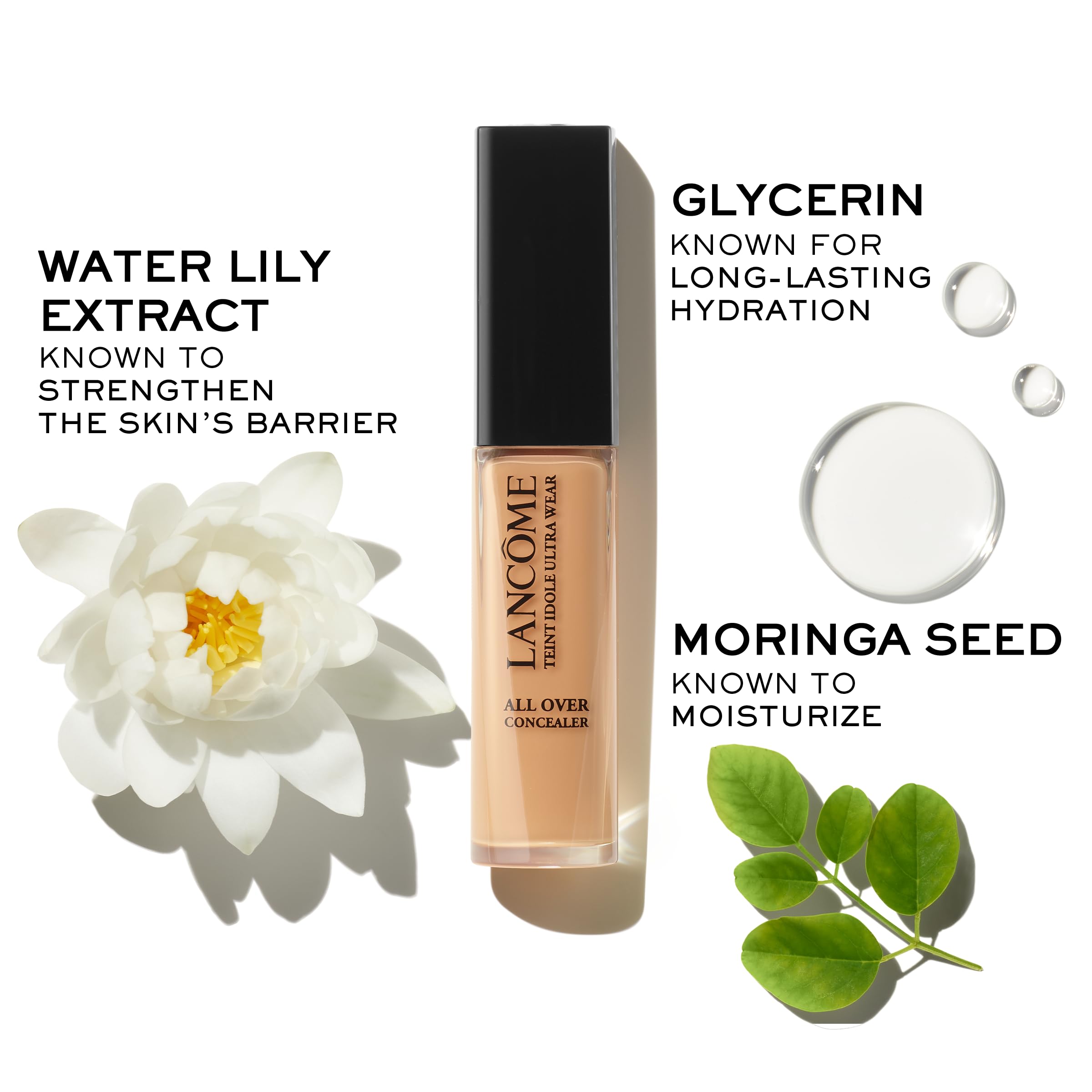 Lancôme Teint Idole Ultra Wear All Over Full Coverage Concealer - Natural Matte Finish & Lightweight Under Eye Concealer - Up To 24H Wear - 215 Buff Neutral LancômeAu supplements