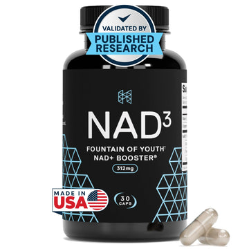 HPN NAD+ Booster – Nicotinamide Riboside Alternative (NAD3) for Men & Women | Anti Aging NRF2 Activator, 312 mg per Serving – Natural Energy Supplement for Longevity & Cellular Health, 30 Veggie Pills HPNAu supplements