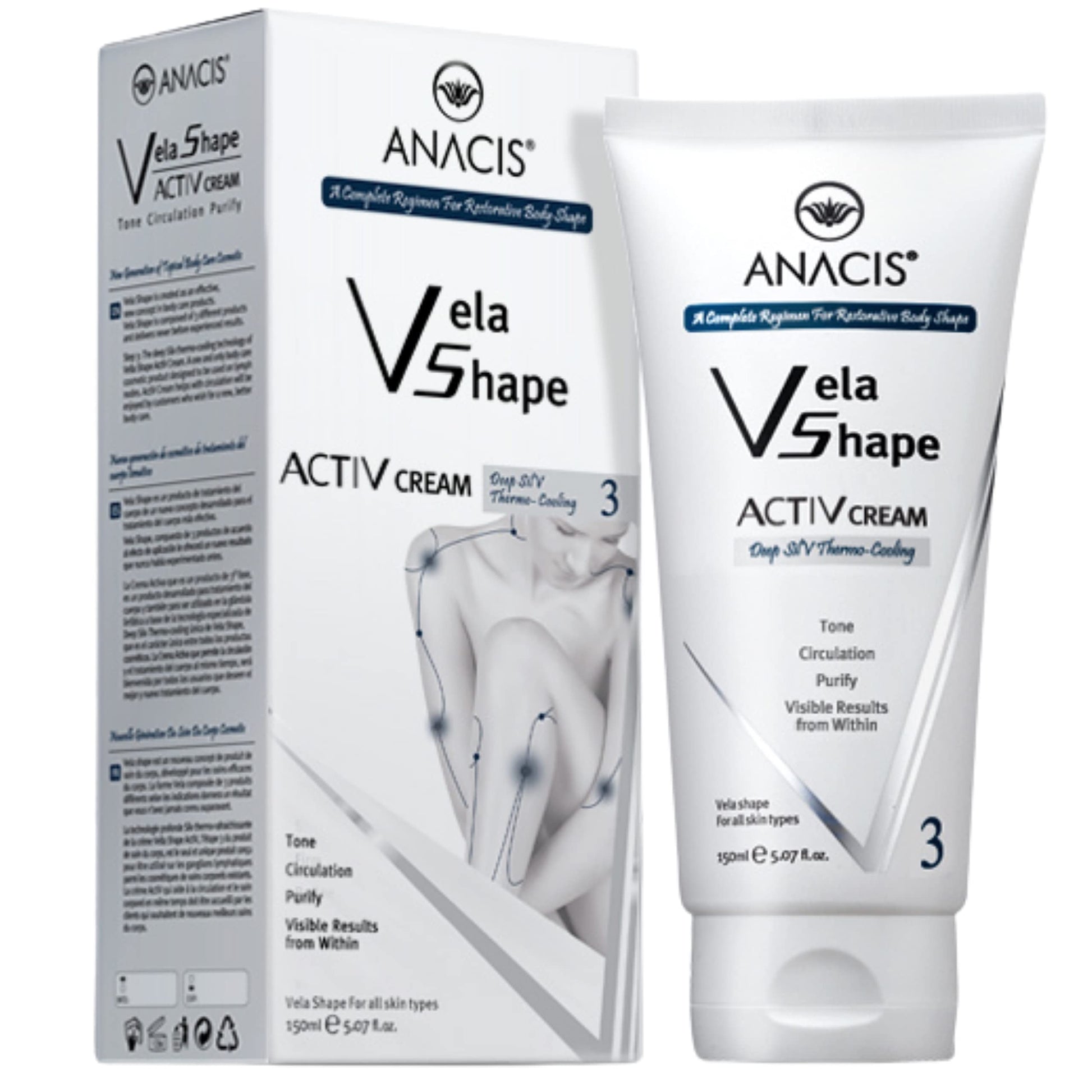 Cellulite Control Cream Active Body Contour Firming Tightening Toning. Anacis 5.07Oz AnacisAu supplements