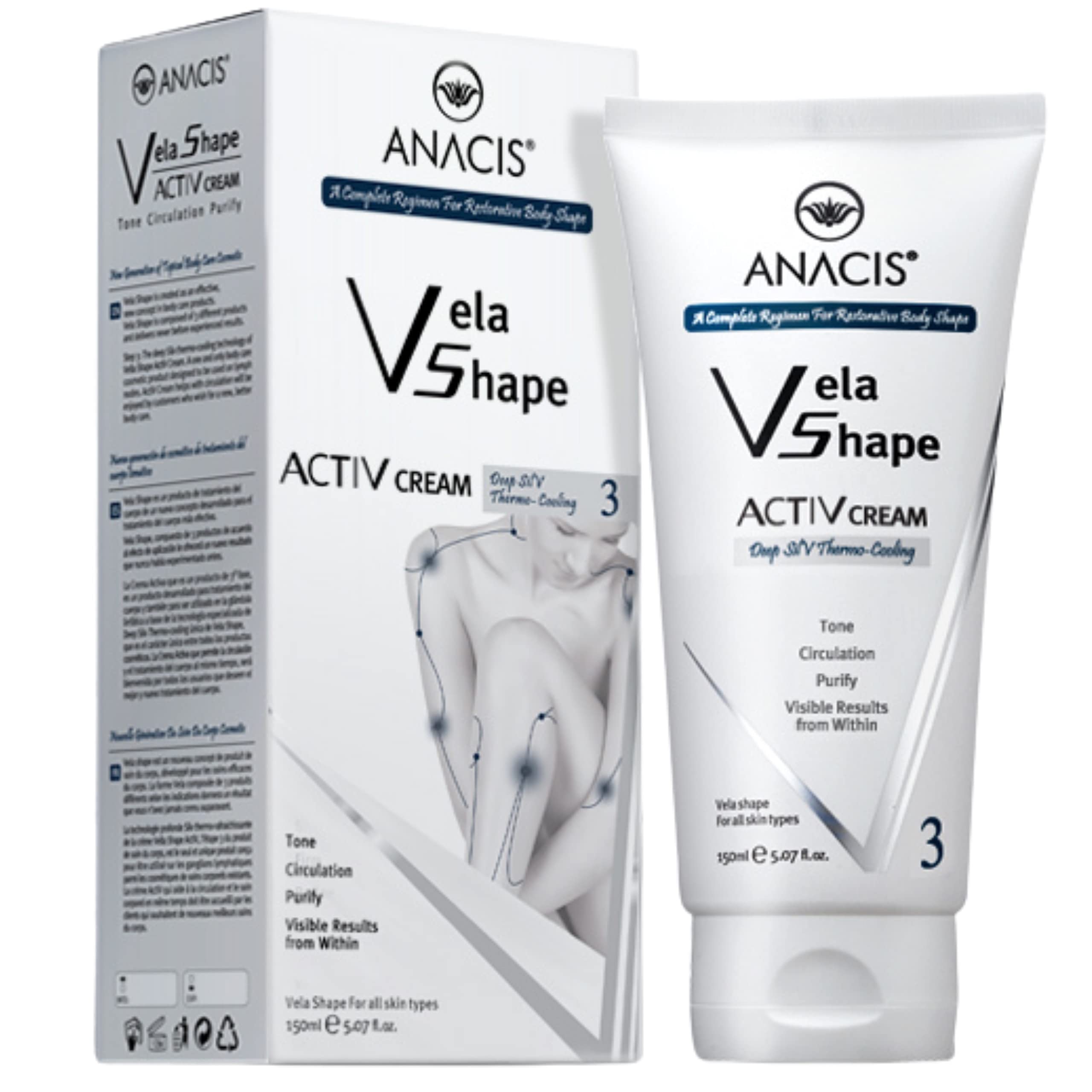 Cellulite Control Cream Active Body Contour Firming Tightening Toning. Anacis 5.07Oz AnacisAu supplements
