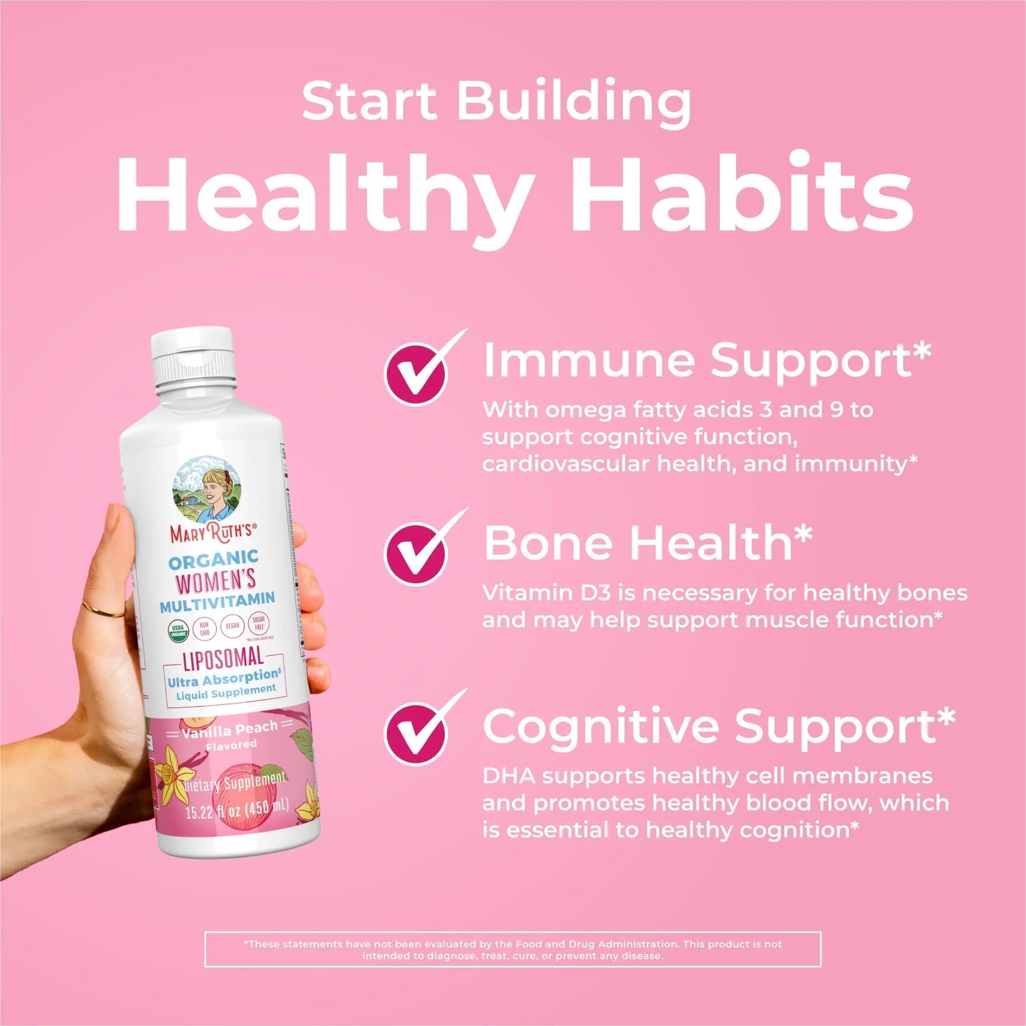 MaryRuth Organics USDA Organic Multivitamin for Women, Sugar Free Womens Multivitamin, Liquid Vitamins for Women MaryRuth OrganicsAu supplements