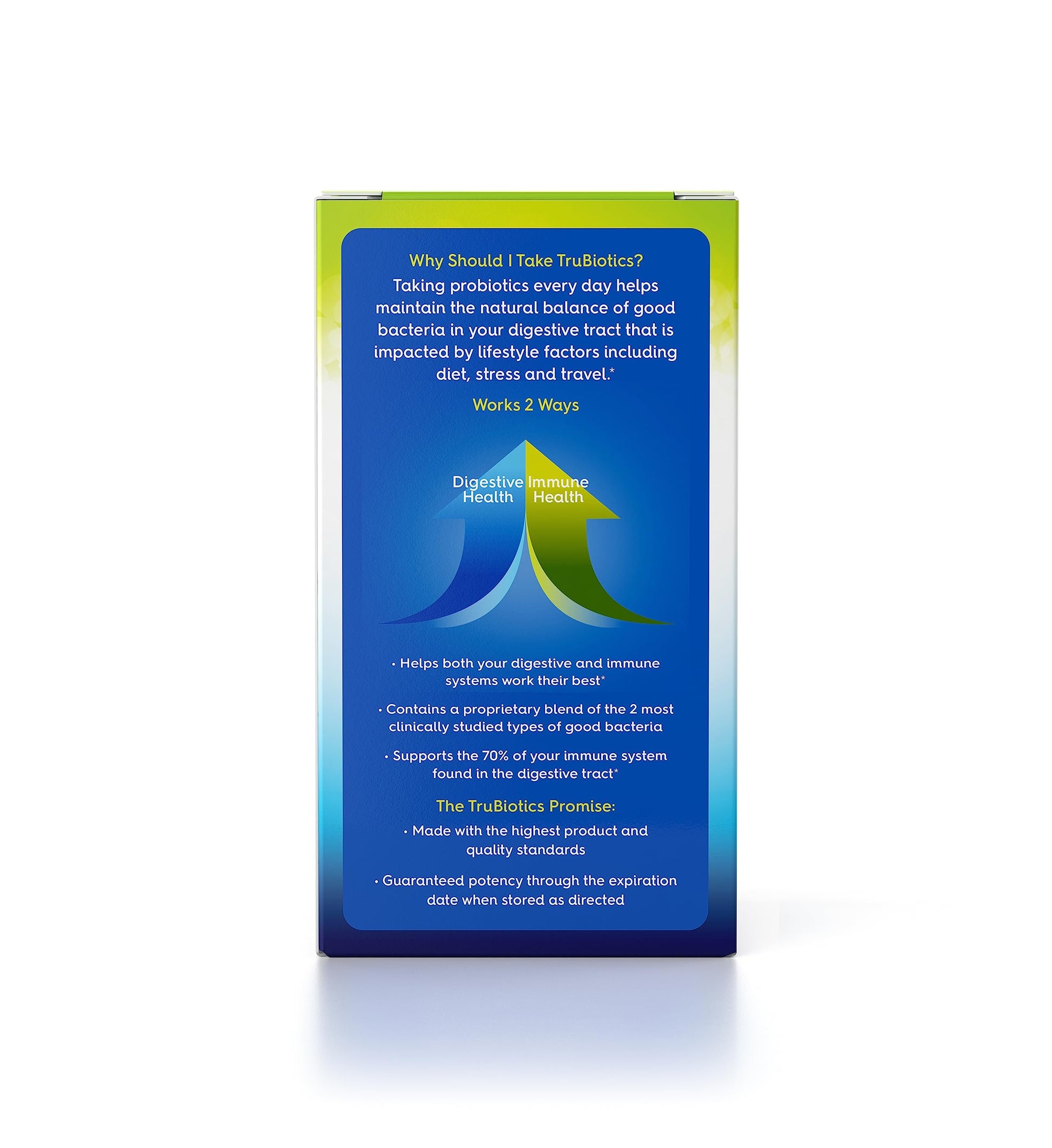 TruBiotics Probiotics for Digestive & Immune Health, Supports Regularity & Helps Relieve Abdominal Discomfort, Gas & Bloating, 2 Clinically Studied Probiotic Strains, Plus Prebiotics, 30 Capsules TruBioticsAu supplements