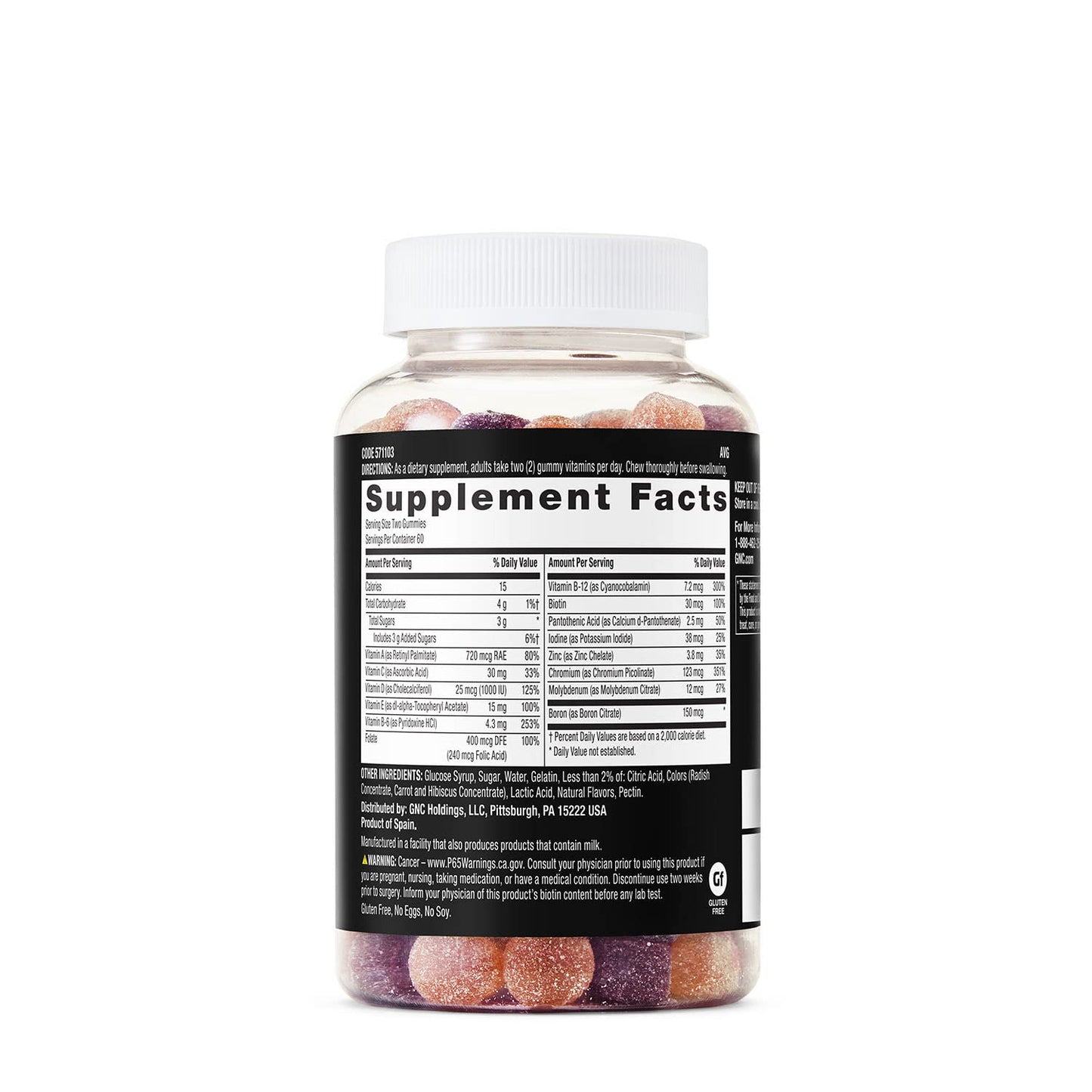 GNC Mega Men Gummy Multivitamin | Supports Energy, Metabolism, and Immune System GNCUS supplements