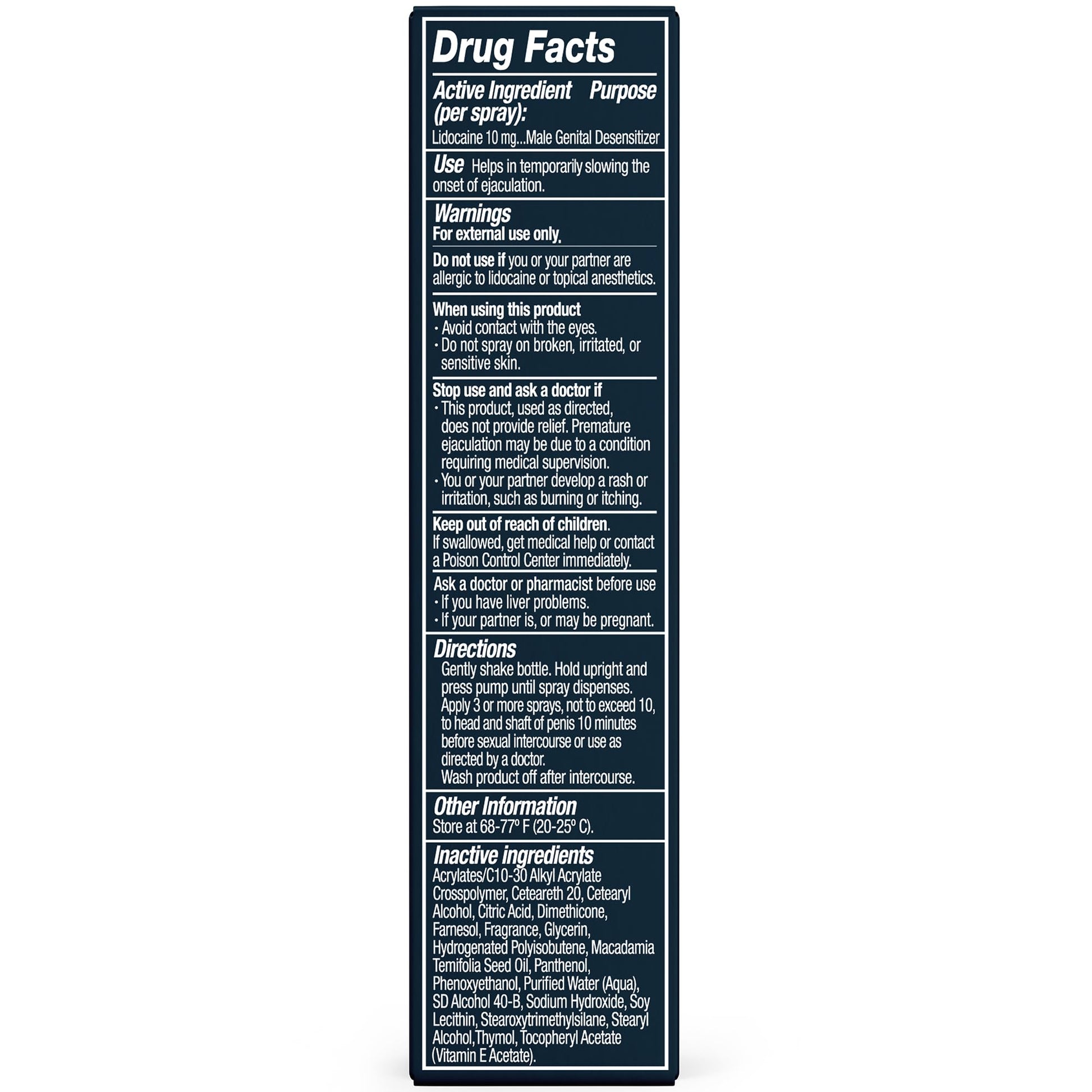 Promescent Desensitizing Delay Spray for Men Clinically Proven to Help You Last Longer in Bed - Better Maximized Sensation + Prolong Climax for Him, 2.6 ml PromescentAu supplements