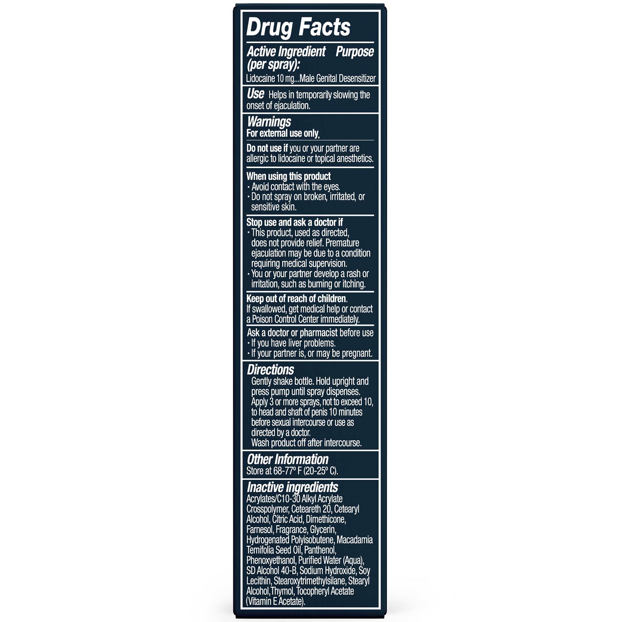 Promescent Desensitizing Delay Spray for Men Clinically Proven to Help You Last Longer in Bed - Better Maximized Sensation + Prolong Climax for Him, 2.6 ml PromescentAu supplements