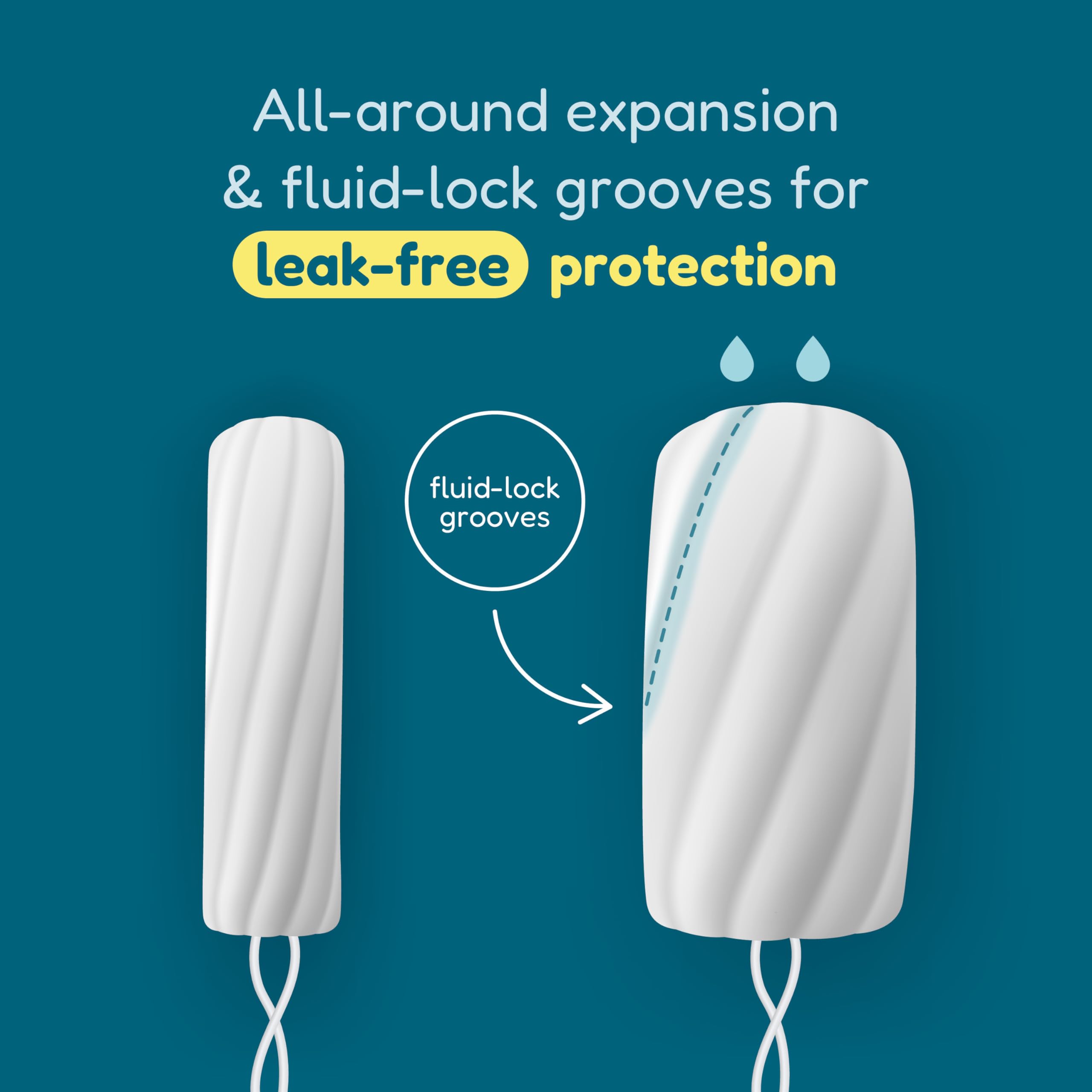 o.b. Tampons | Non-Applicator Tampon, Unscented | Super Plus Tampons, 40ct o.b.Au supplements