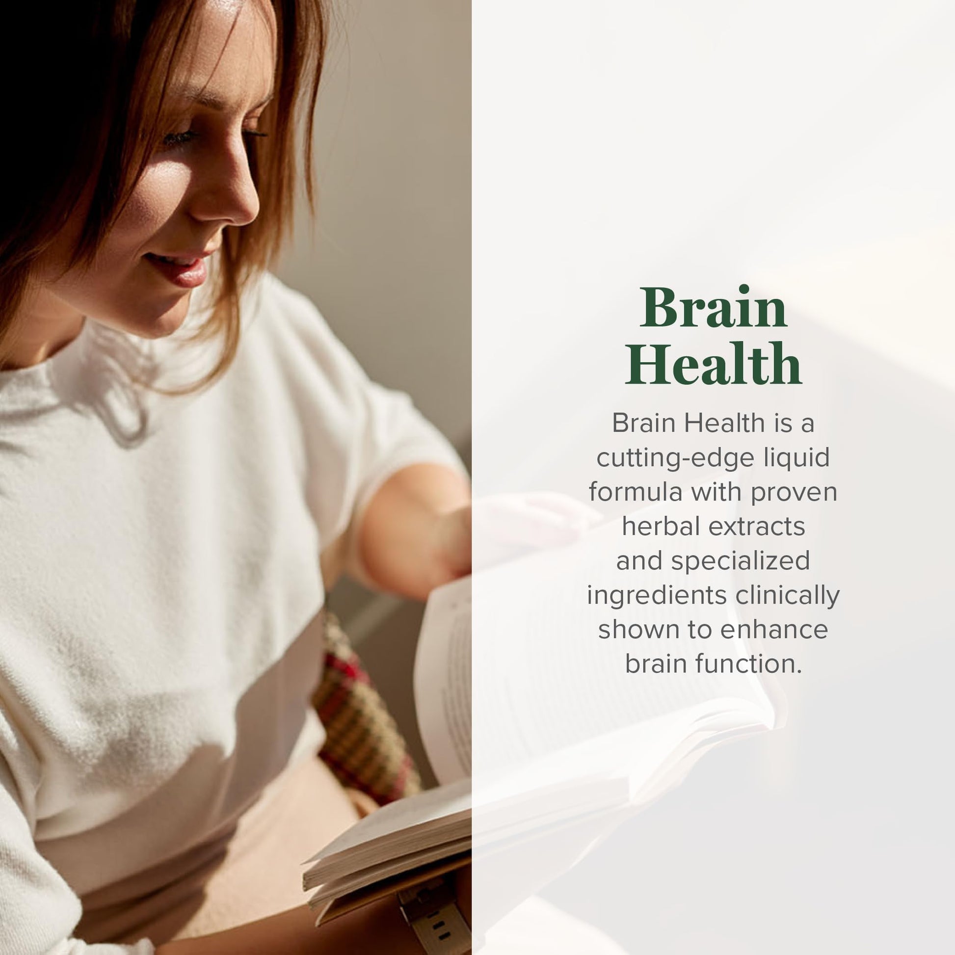 Global Healing Center Brain Health - USDA Organic Brain Supplements for Memory & Focus - Nootropics Supplement to Combat Mental Fog, Advanced Focus Factor for Adults Extra Strength - 2 Fl Oz Global Healing CenterAu supplements