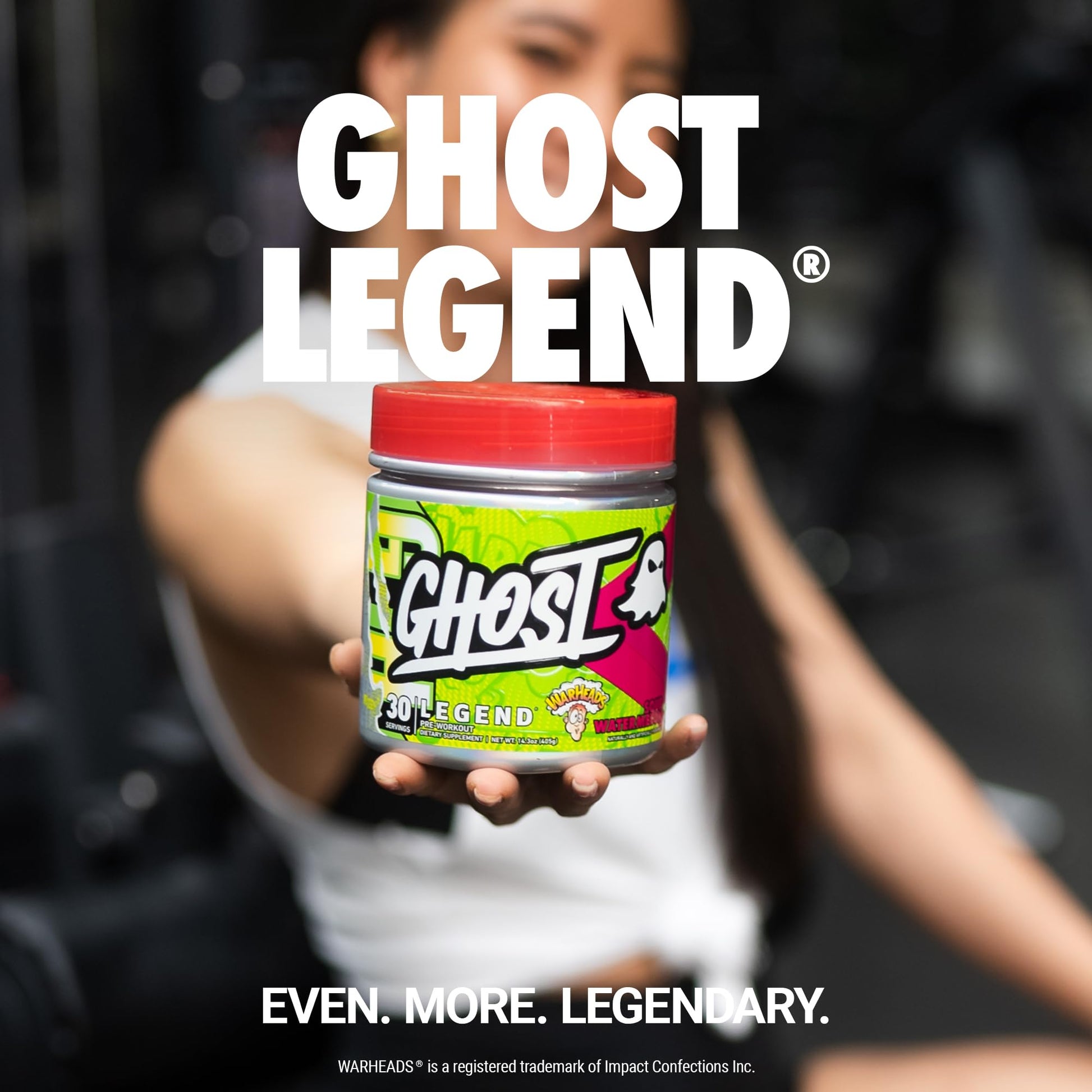 GHOST Legend V3 Pre-Workout Powder, Warheads Sour Watermelon - 30 Servings – Pre GHOSTAu supplements