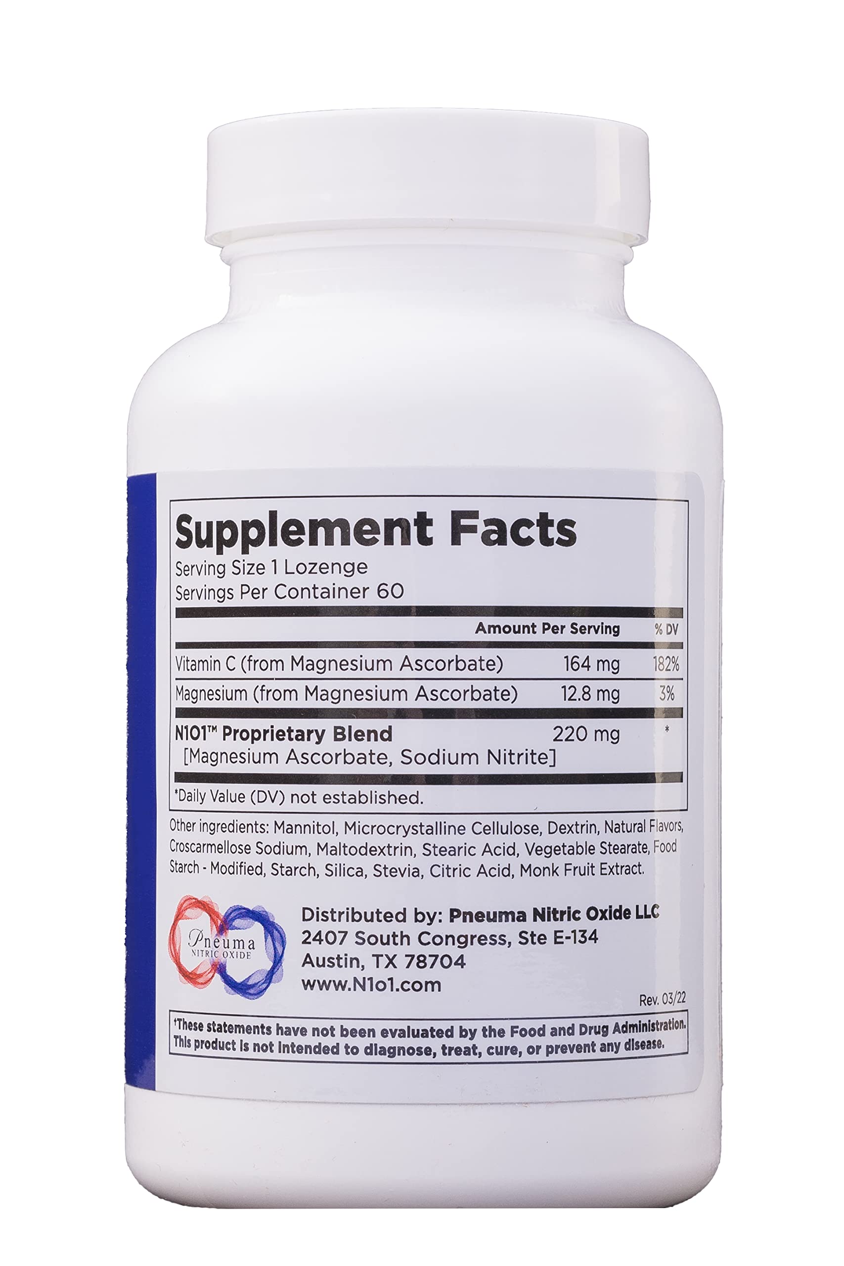 N1O1 Nitric Oxide Lozenges for Heart Health Support - Dietary Supplement N1 O1 NITRIC OXIDE ACTIVATING SERUMAu supplements