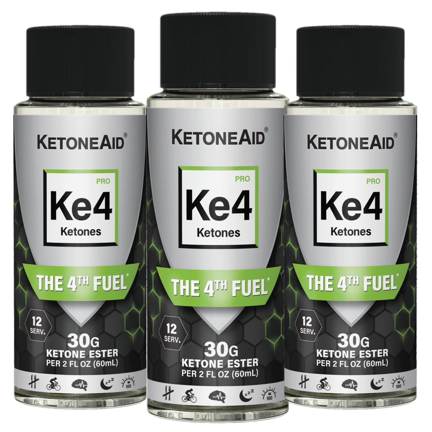 KetoneAid KE4 Pro Ketone Ester Drink | Not a Ketone Salt, No Sugar, No Caffeine KetoneAidUS supplements