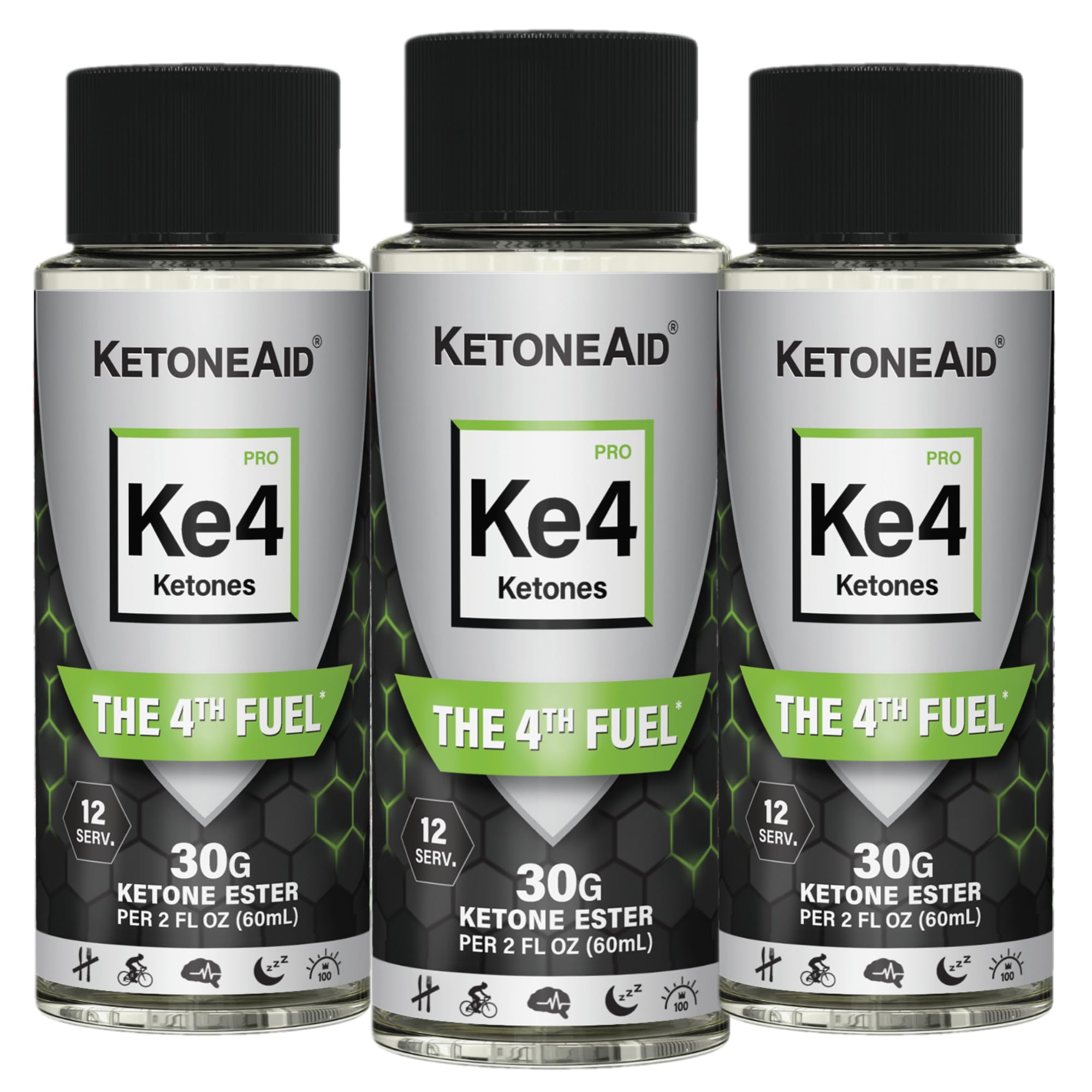 KetoneAid KE4 Pro Ketone Ester Drink | Not a Ketone Salt, No Sugar, No Caffeine KetoneAidAu supplements