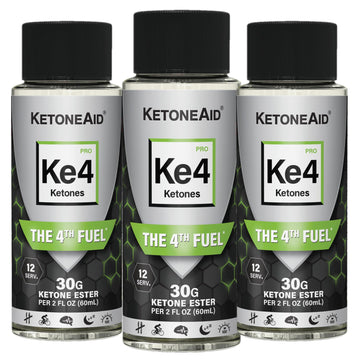 KetoneAid KE4 Pro Ketone Ester Drink | Not a Ketone Salt, No Sugar, No Caffeine KetoneAidAu supplements