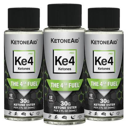 KetoneAid KE4 Pro Ketone Ester Drink | Not a Ketone Salt, No Sugar, No Caffeine KetoneAidUS supplements