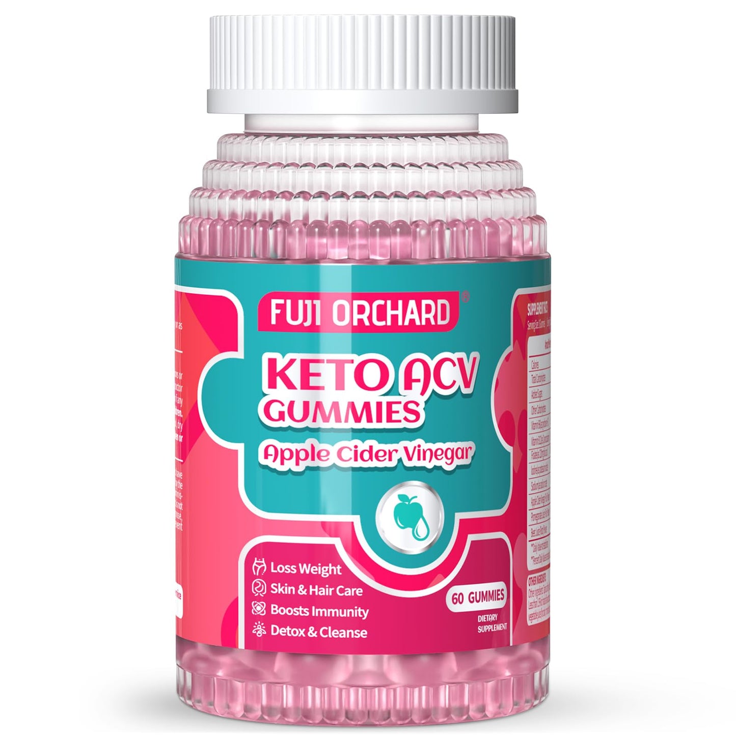 FUJI ORCHARD Keto Acv Gummies, 1500mg Keto Acv Gummies Advanced Weight Loss FUJI ORCHARDUS supplements