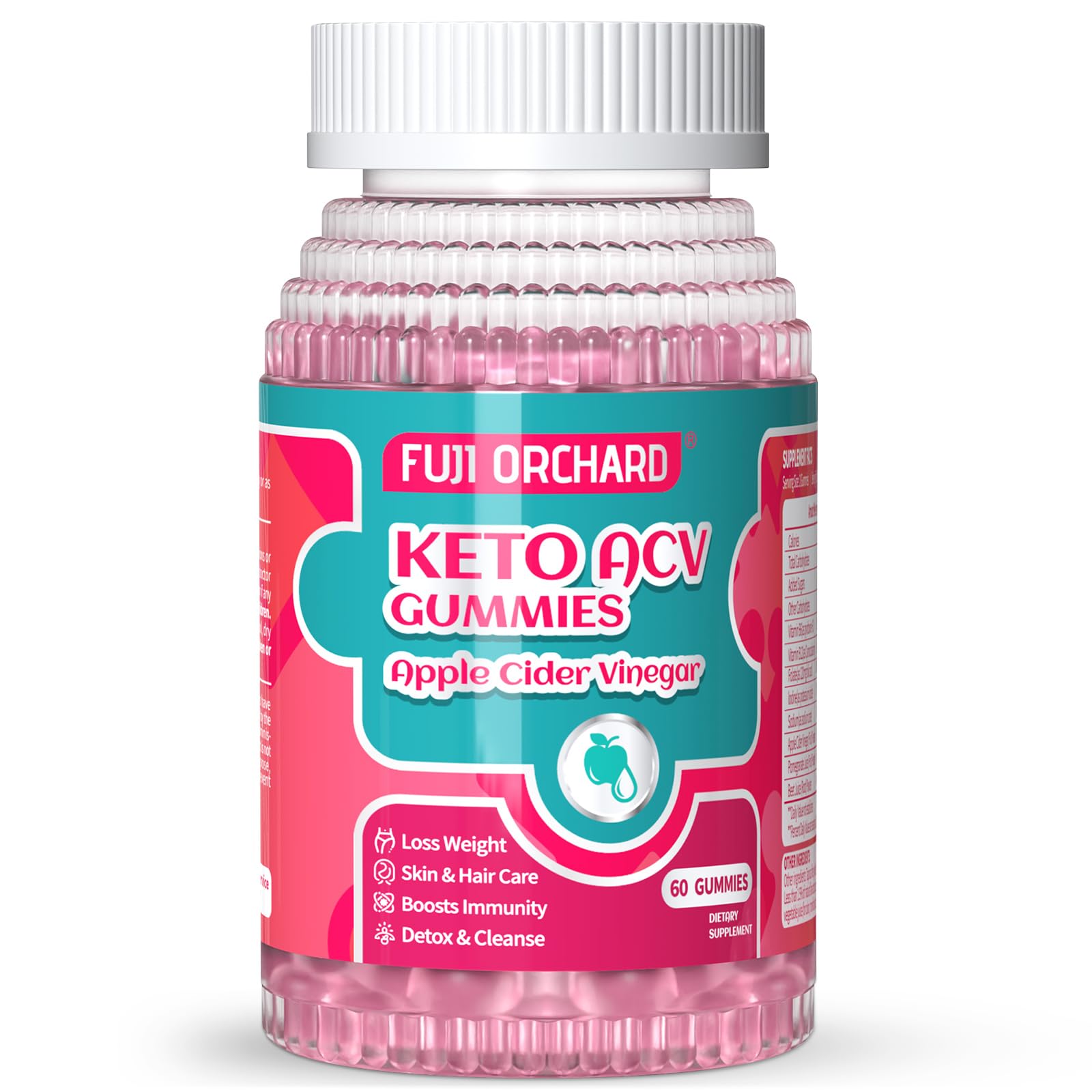 FUJI ORCHARD Keto Acv Gummies, 1500mg Keto Acv Gummies Advanced Weight Loss FUJI ORCHARDUS supplements