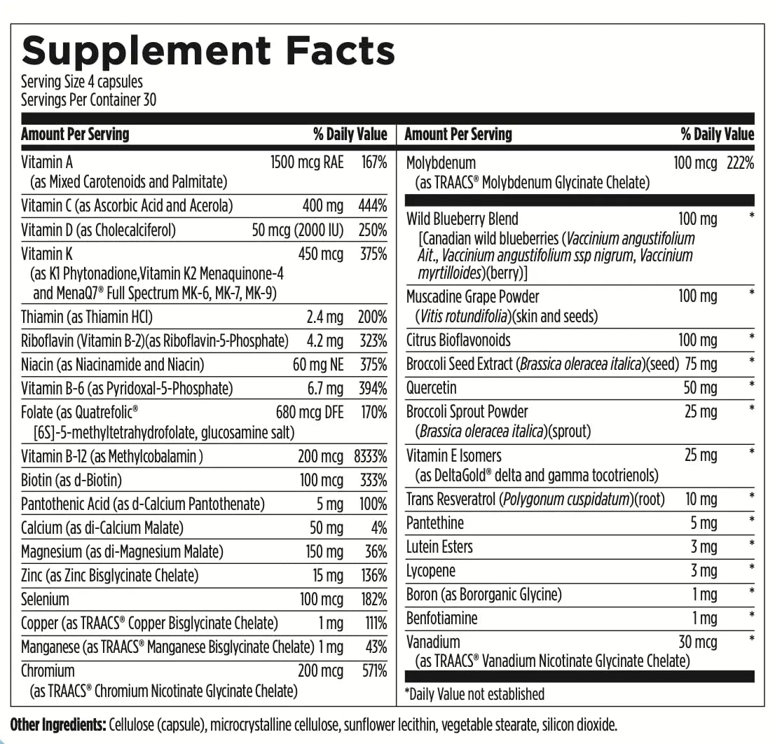 Highbe Men's Multivitamin, 120 Vegetarian Capsules, Daily Supplement with Vitamins and Minerals HighBenz supplements