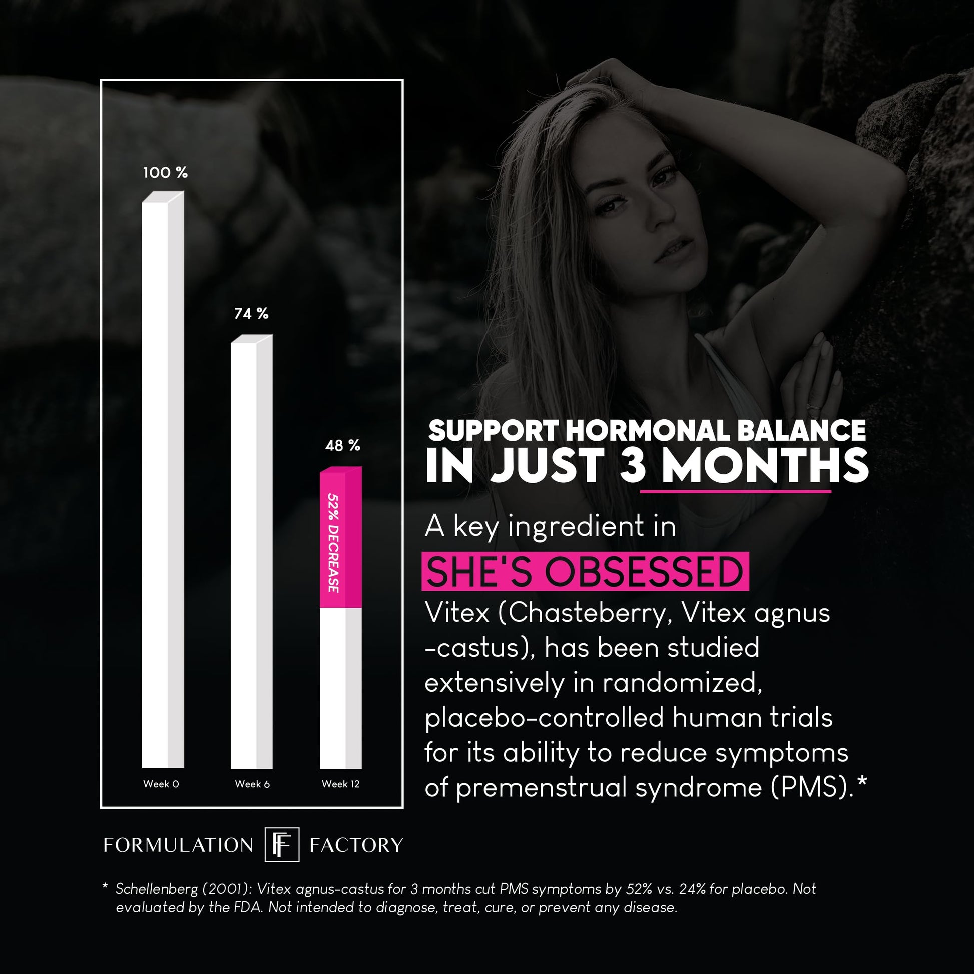 Formulation Factory She's Obsessed: 10-in-1 Hormone Balance Maximizer with Shilajit, Maca, Ashwagandha, DIM, Dong Quai, Zinc & More for Vitality & Balance – 120 Capsules 2 Months Formulation FactoryAu supplements