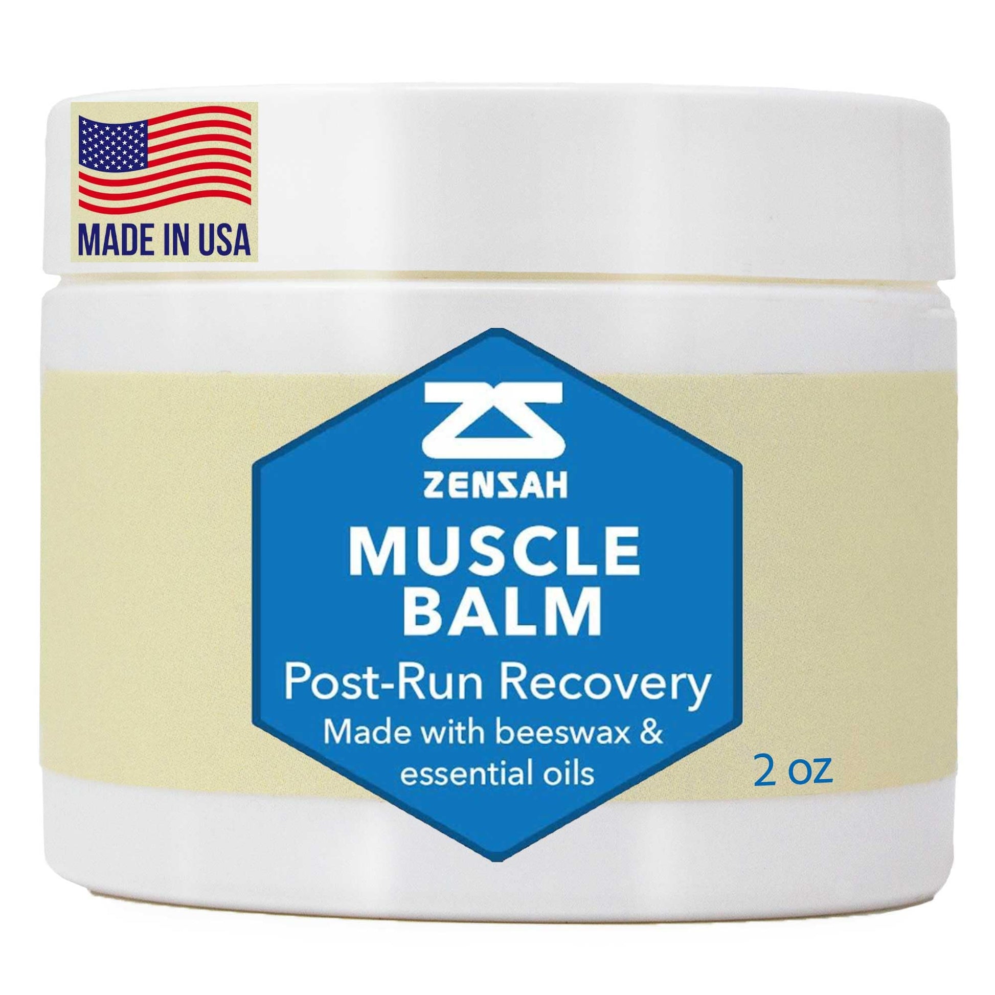 Zensah Recovery Muscle Balm - Relief Cream for Athletes, Rub for Tendonitis, Ankle Sprain, Lower Back, Knee, Shoulder, Neck, Foot, Shin Splints and Cramps ZensahAu supplements