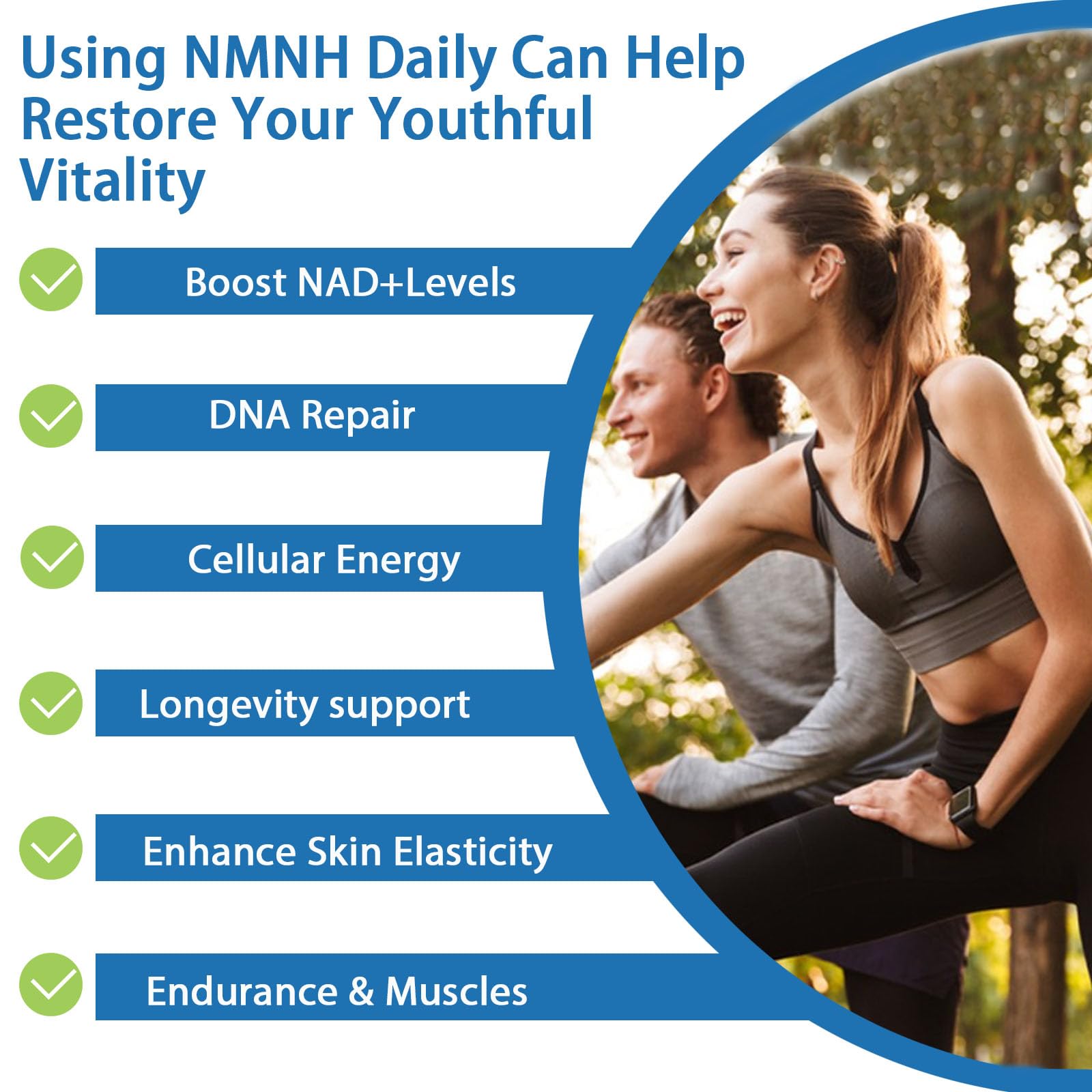 YZQ WAIDE NMNH (Dihydronicotinamide Mononucleotide), 1000mg NMNH Supplement to Boost NAD+ Levels Resveratrol Supplement with Quercetin for Energy, Aging, Non-GMO, Gluten Free, 120 Capsules YZQ WAIDEAu supplements