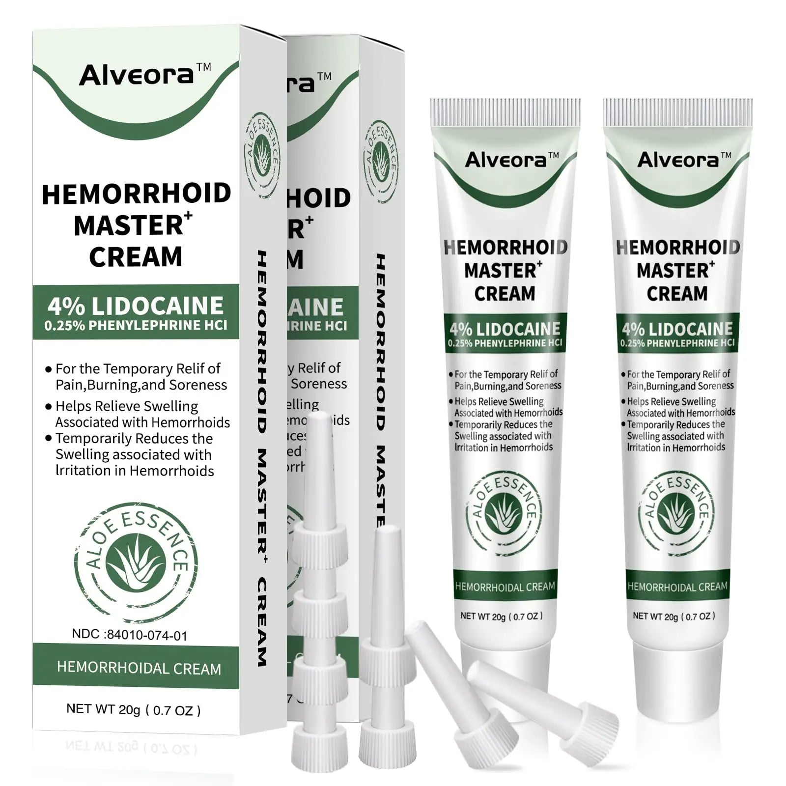 Hemorrhoid & Fissure Ointment, Hemorrhoid Treatment and Hemorrhoid Cream with Lidocaine 4% and Phenylephrine HCI for Fast Relief of Pain, Swelling, Itching, Burning, Hemorrhoidal treatment, 2 Pack-HH EmisunAu supplements