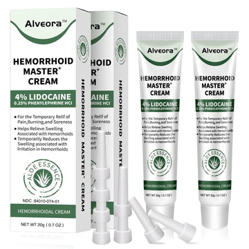 Hemorrhoid & Fissure Ointment, Hemorrhoid Treatment and Hemorrhoid Cream with Lidocaine 4% and Phenylephrine HCI for Fast Relief of Pain, Swelling, Itching, Burning, Hemorrhoidal treatment, 2 Pack-HH EmisunAu supplements