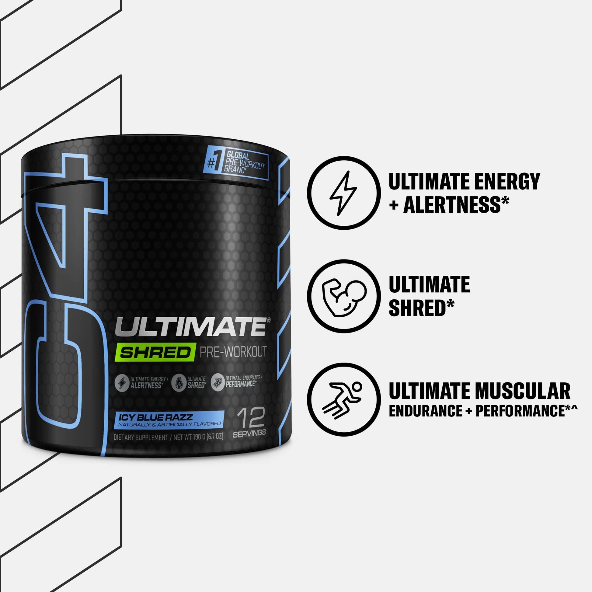 Cellucor C4 Ultimate Shred Pre Workout Powder, Fat Burner for Men & Women, Metabolism CellucorAu supplements