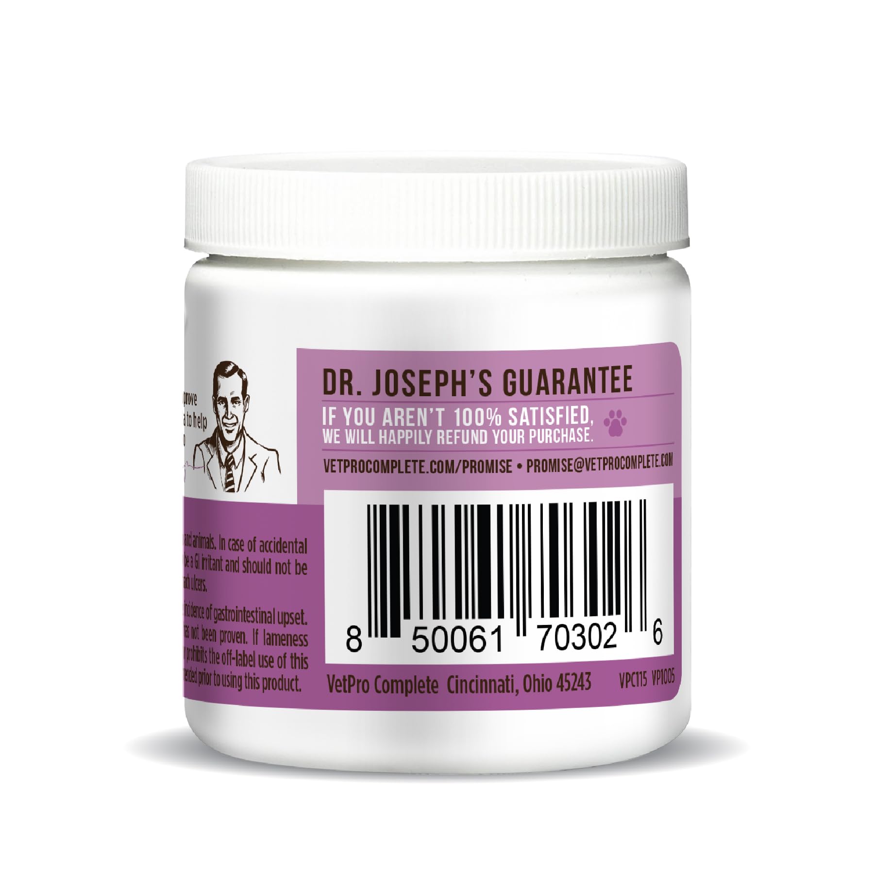 Dr. Joseph's VetPro Complete Dog Hip & Joint Supplement for Arthritis Pain Relief – High-Strength Glucosamine & Chondroitin Chews for Senior Dogs – Vet Formulated Daily Treats, Chicken Flavor, 60 Ct VetPro CompleteAu supplements