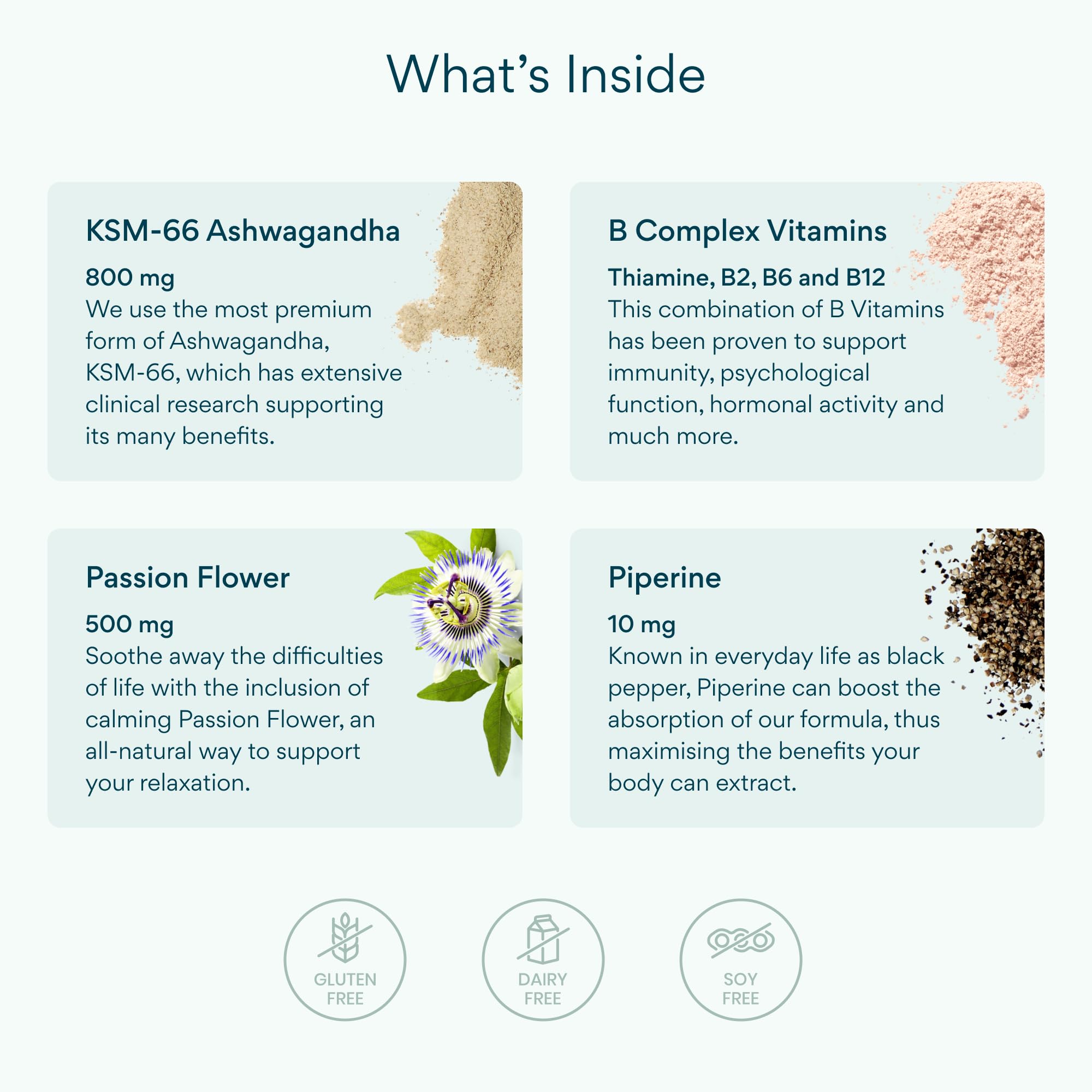 Bettervits Ashwagandha Complex with Passion Flower and Vitamin B – KSM-66® Organic Root Extract 800 mg – Supports Calm, Energy and Emotional Balance – 60 Capsules BettervitsAu supplements