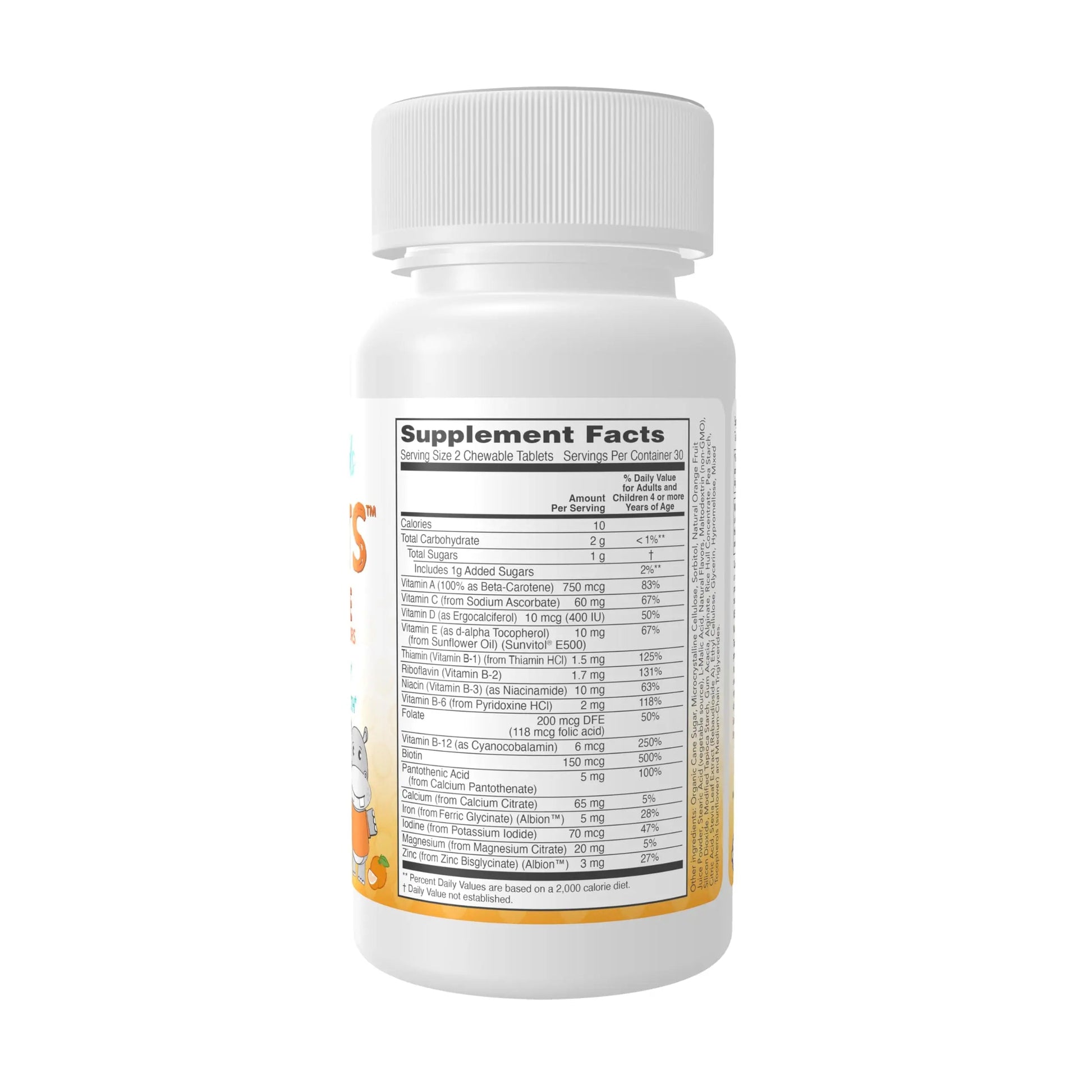 Now Kids Supplements, Kid Vits Multivitamin, Juicy Orange, 60 Chewable Tablets NOW FoodsAu supplements