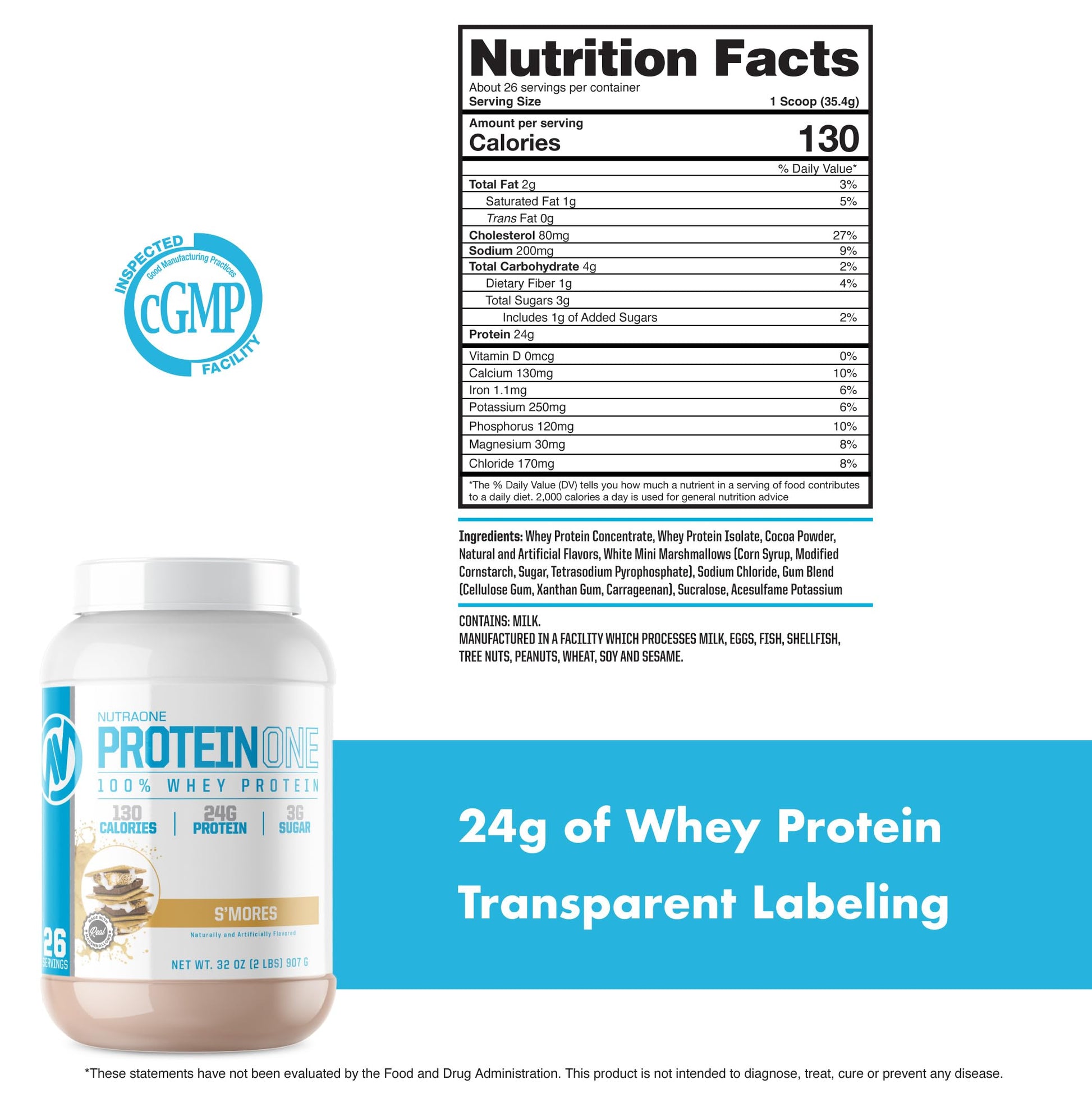 NutraOne ProteinOne Whey Protein Promote Recovery and Build Muscle with a Protein NutraOneUS supplements