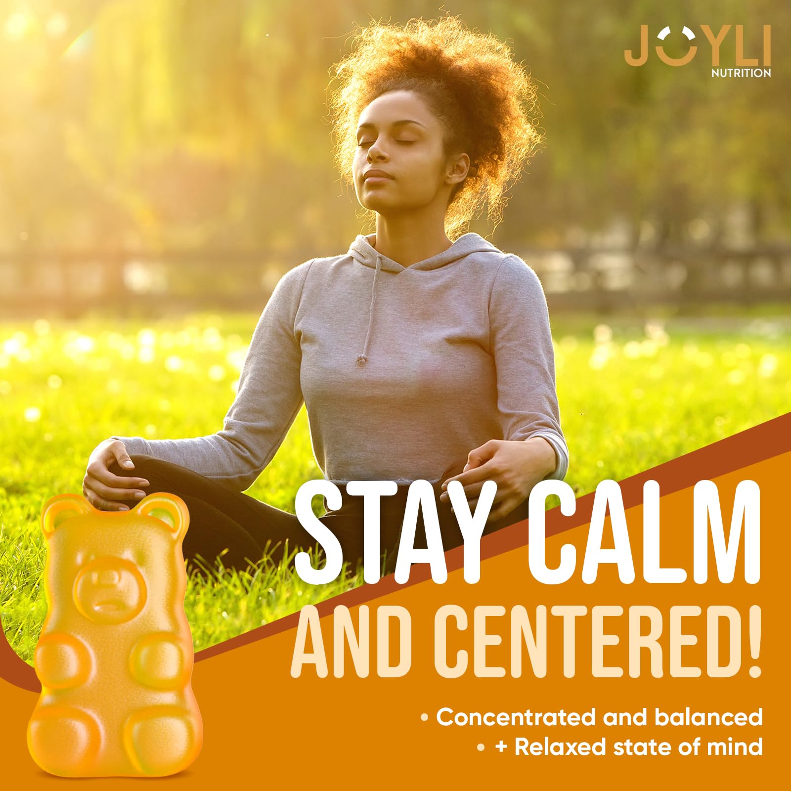 Joyli L Tyrosine Gummies 1000MG - L-Tyrosine Supplement for Kids & Adults - Calm & Focus Gummies for Brain, Memory, Mood, and Energy - 500mg L- Tyrosine Powder per Gummy - Vegan, Gluten-Free JOYLI NutritionUS supplements