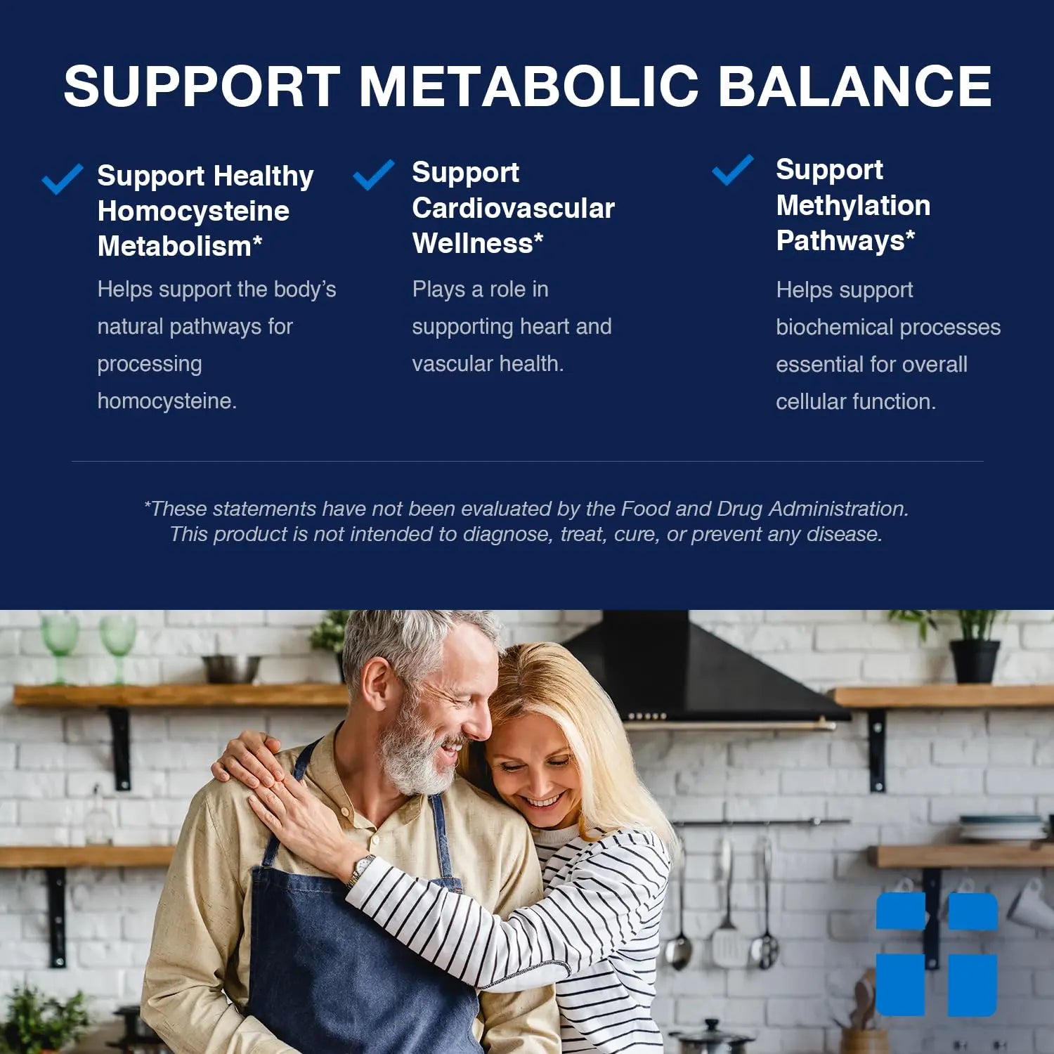 Opti + Homocysteine Capsules | Daily Brain and Heart Health Supplements* | Brain Supplement with Methylcobalamin & Methylfolate | 60 capsules/30 Servings Opti + LifeAu supplements
