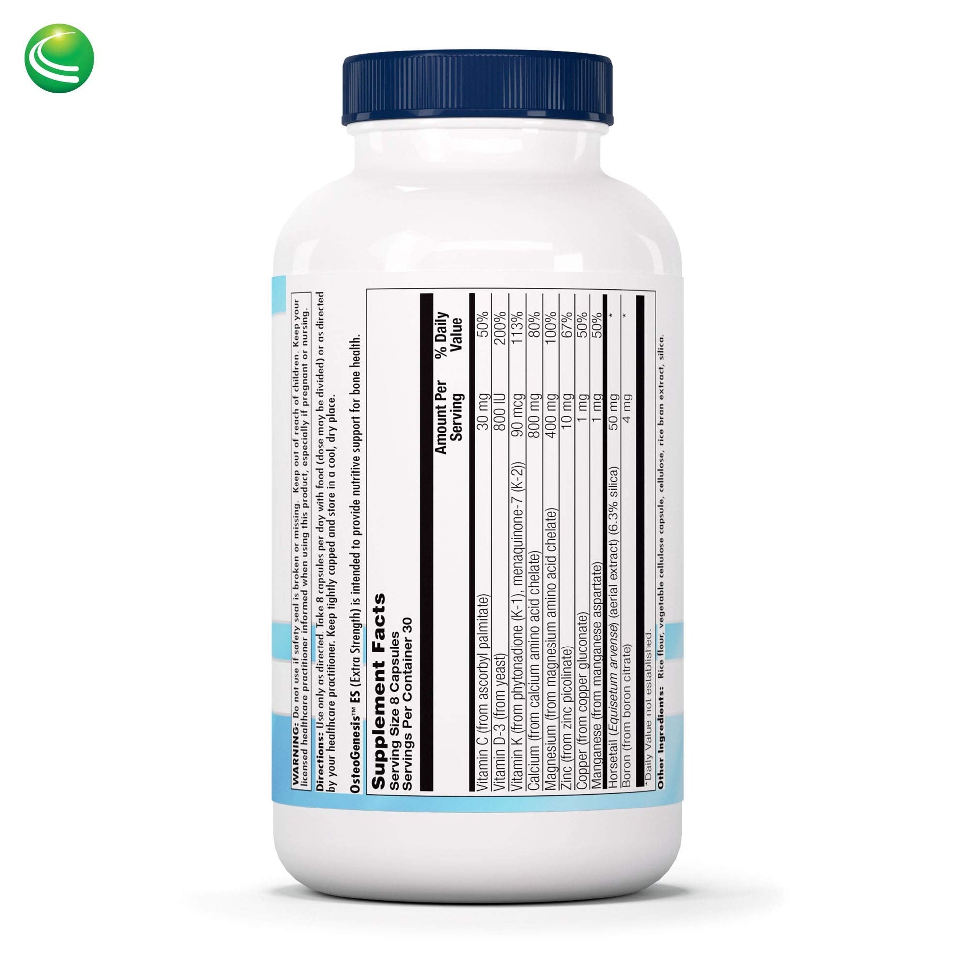 Nutra Biogenesis Osteogenesis - Bone Health Supplements for Women & Men, Vitamin D3 K2 & Calcium for Bone Density & Healing, Minerals Zinc, Magnesium & Boron - 240 Veggie Capsules Nutra BioGenesisAu supplements