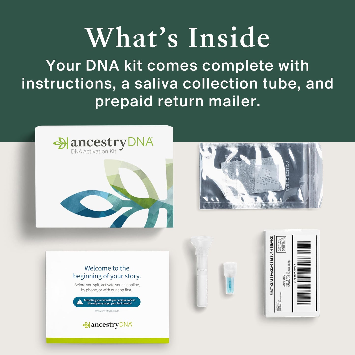 AncestryDNA Genetic Test Kit: Personalized Genetic Results, DNA Ethnicity Test, Origins AncestryDNAUS supplements