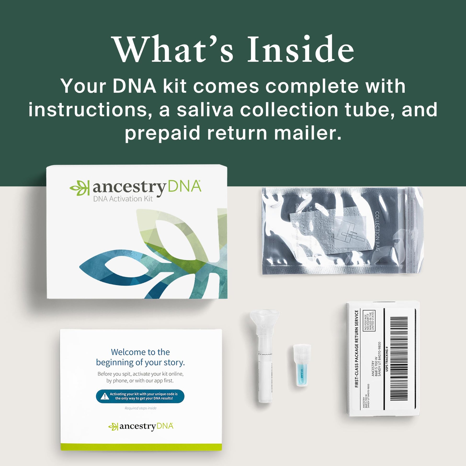 AncestryDNA Genetic Test Kit: Personalized Genetic Results, DNA Ethnicity Test, Origins AncestryDNAAu supplements