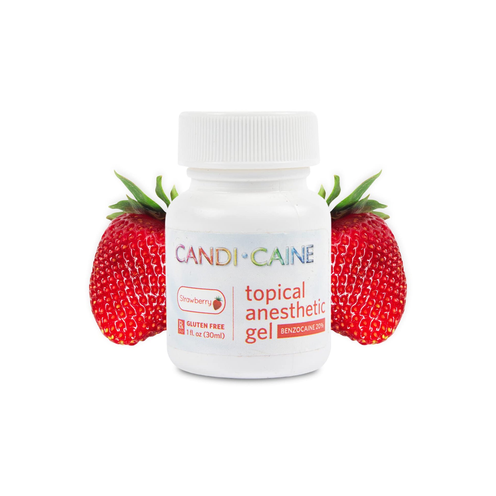 The Essentials Dynamic Dental Candi Caine, Topical Anesthetic Gel, 1 oz, Strawberry Flavor The EssentialsAu supplements