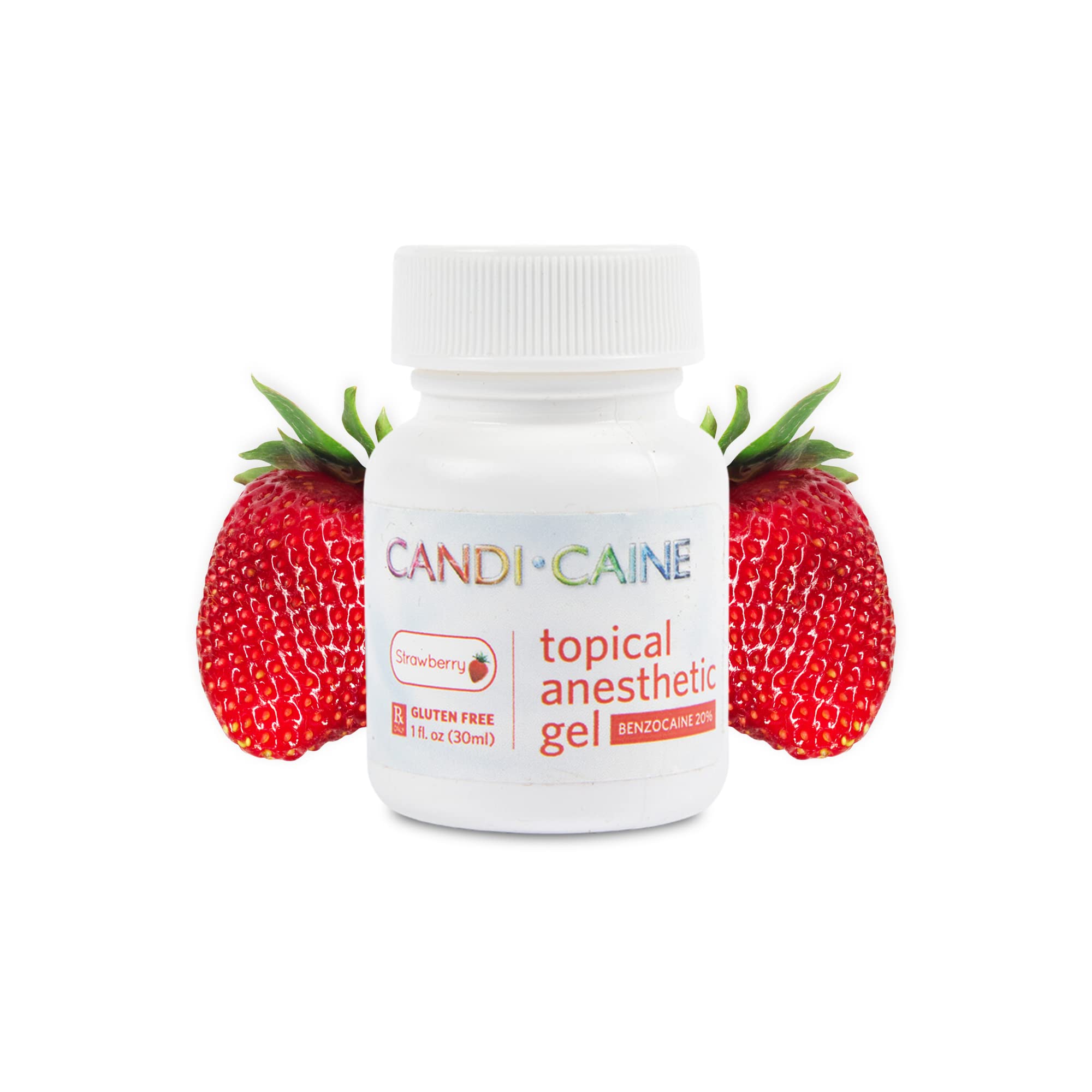 The Essentials Dynamic Dental Candi Caine, Topical Anesthetic Gel, 1 oz, Strawberry Flavor The EssentialsAu supplements