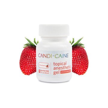 The Essentials Dynamic Dental Candi Caine, Topical Anesthetic Gel, 1 oz, Strawberry Flavor The EssentialsAu supplements
