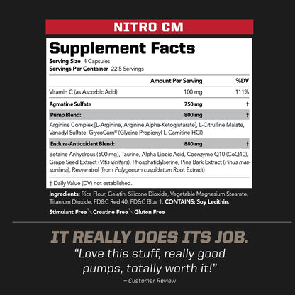 PMD NitroCM PMDUS supplements