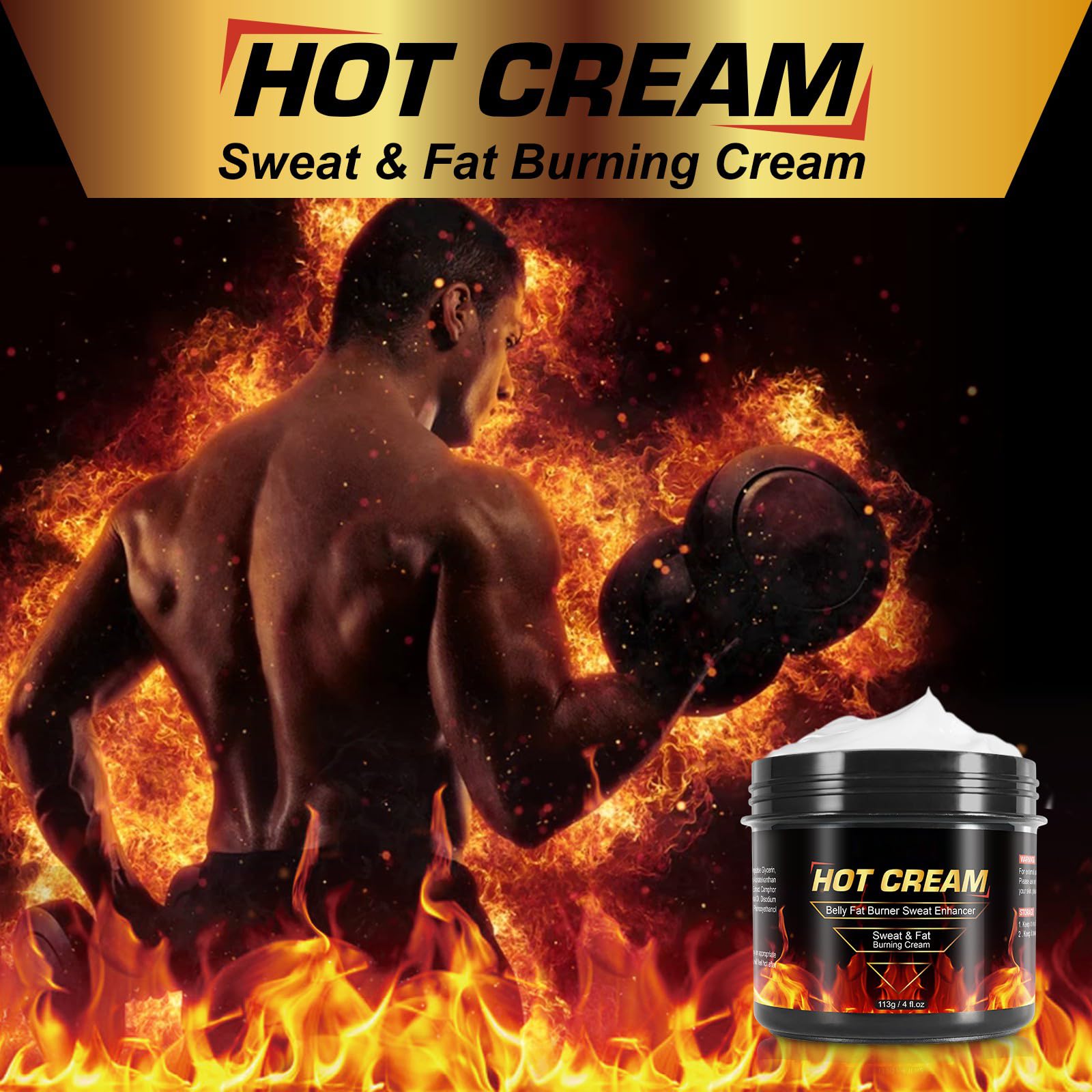 REBODUM Hot Sweat Cream, Fat Burning Cream for Belly Natural Weight Loss Cream Weight Loss REBODUMAu supplements