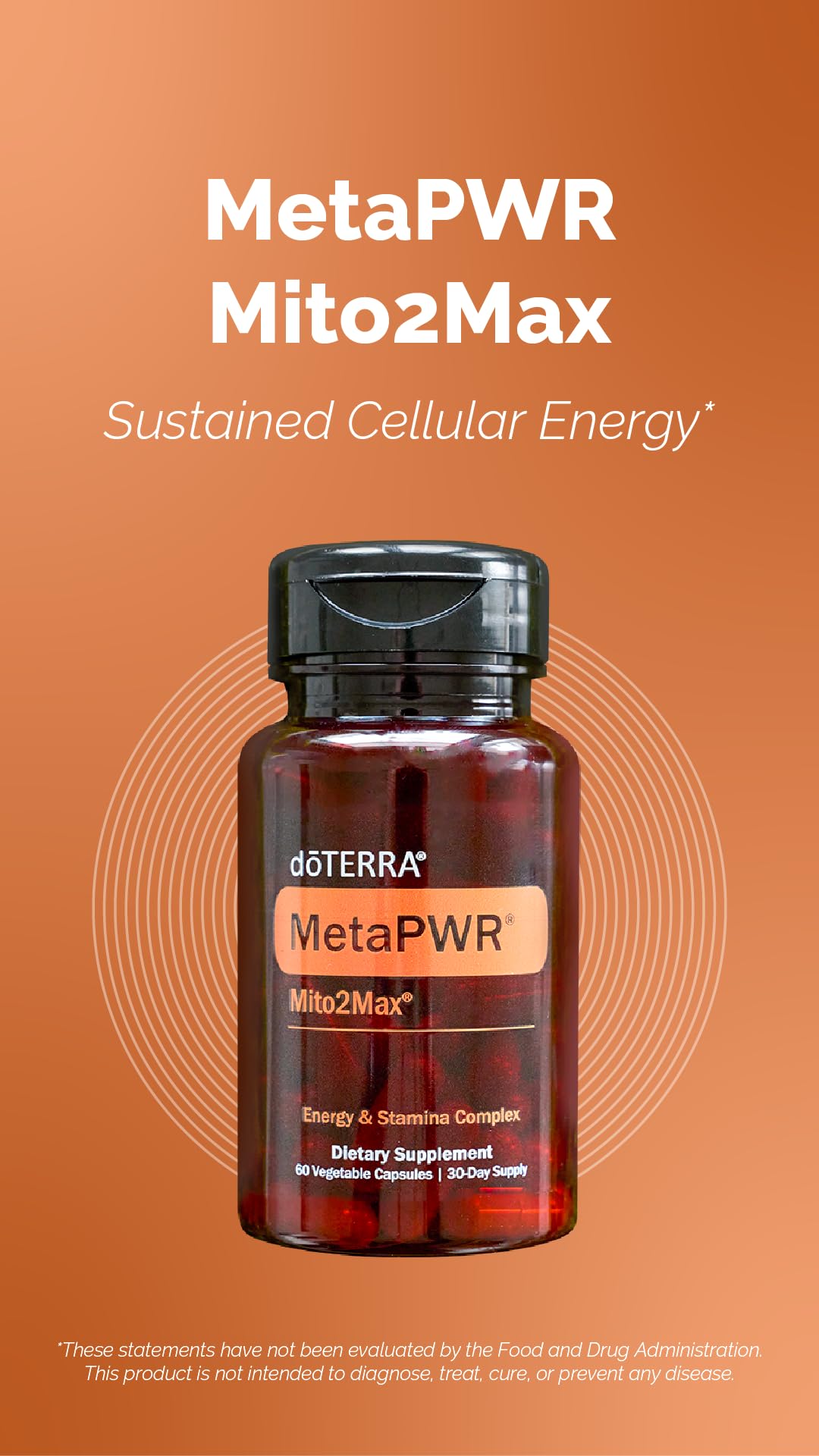 doTERRA MetaPWR Mito2Max Energy Supplement - 60 Capsules doTERRAAu supplements